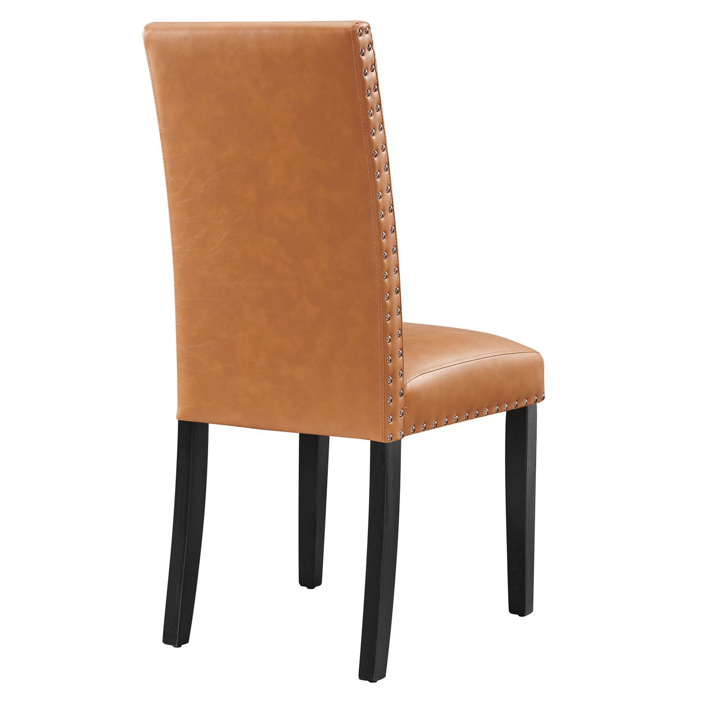 Parcel Dining Faux Leather Side Chair Tan EEI-1491-TAN