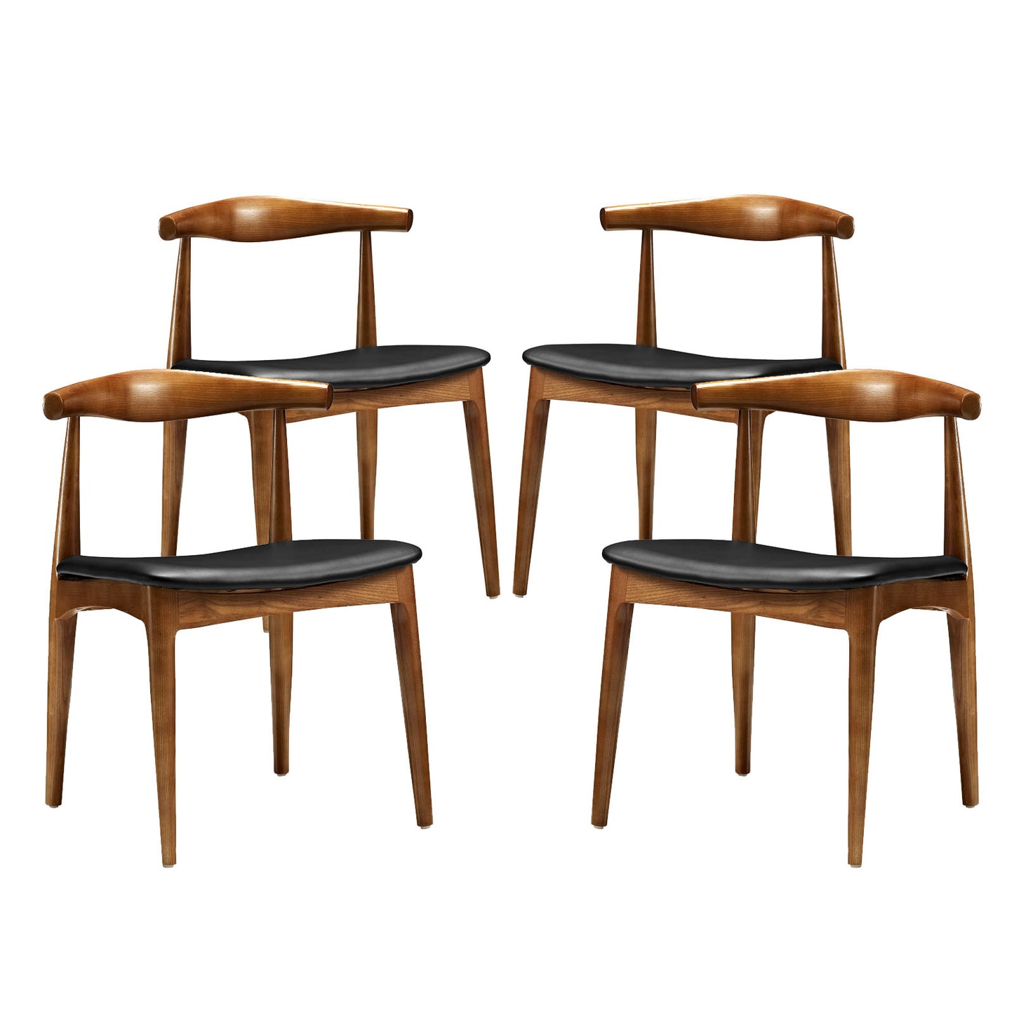 Tracy Dining Chairs Wood Set of 4 and Side Chair Collection