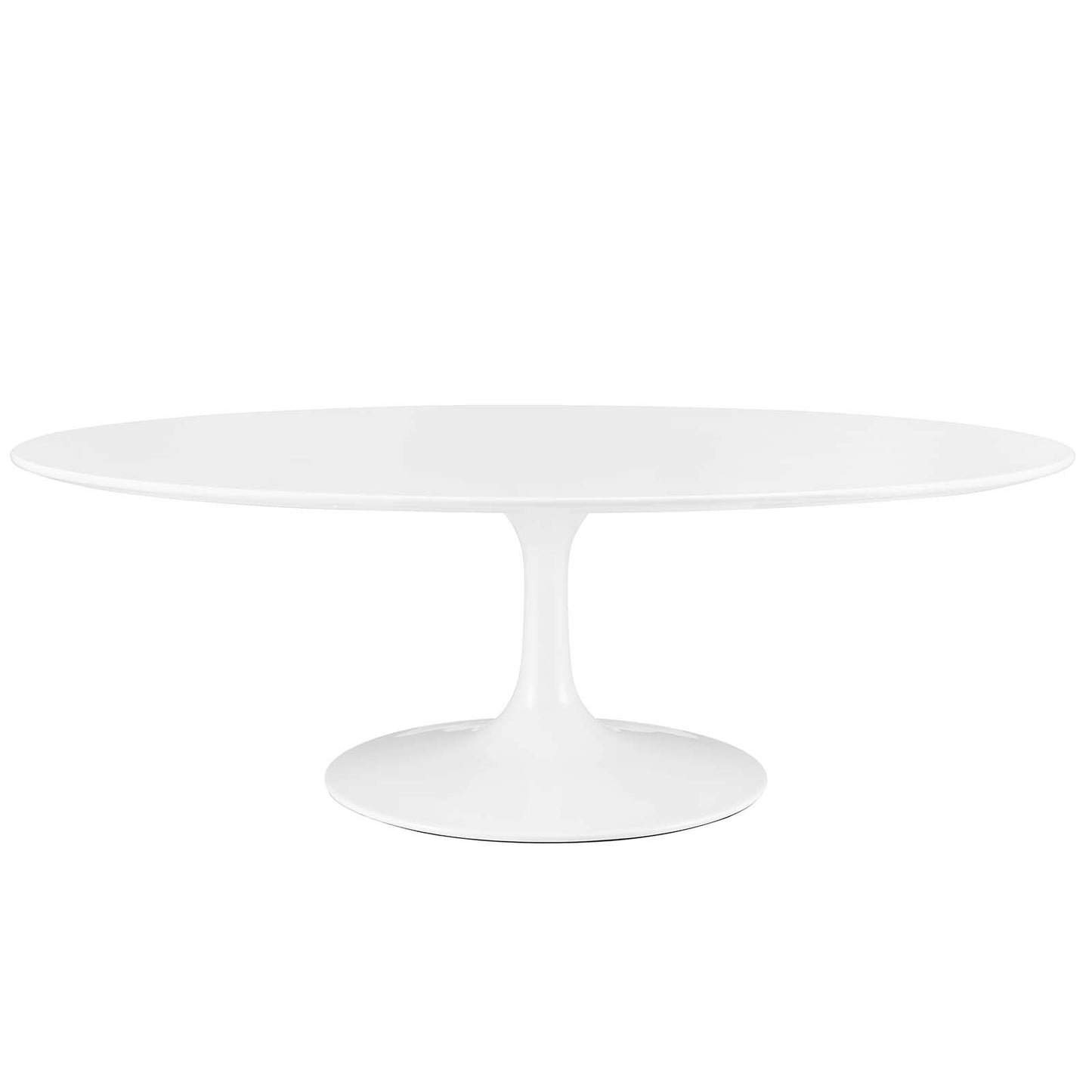 Lippa 48" Oval Artificial Marble and Wood Top Coffee Table