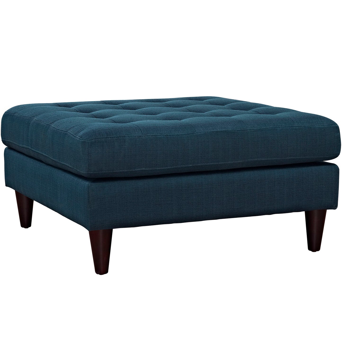 Empress Upholstered Fabric Large Ottoman Azure EEI-2139-AZU