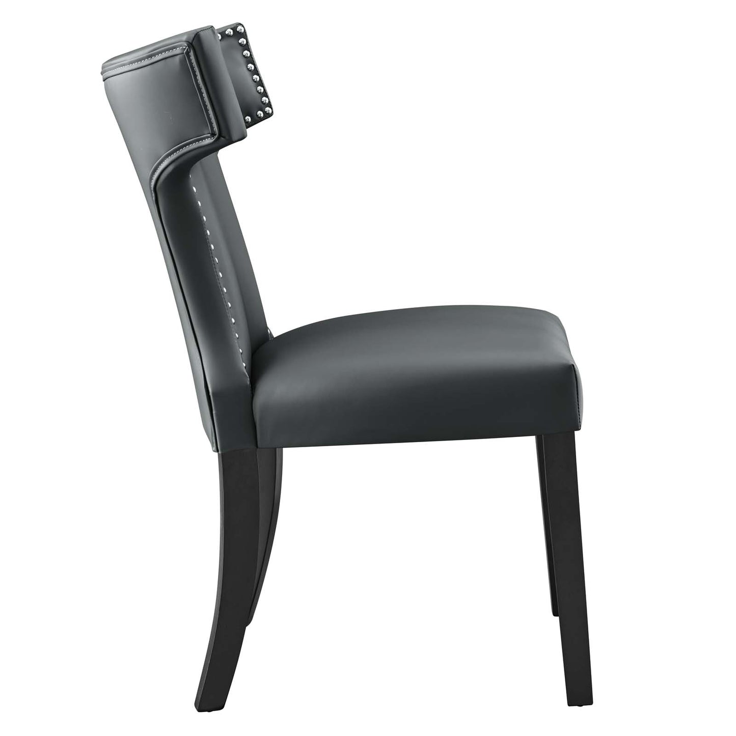 Curve Vegan Leather Dining Chair EEI-2220