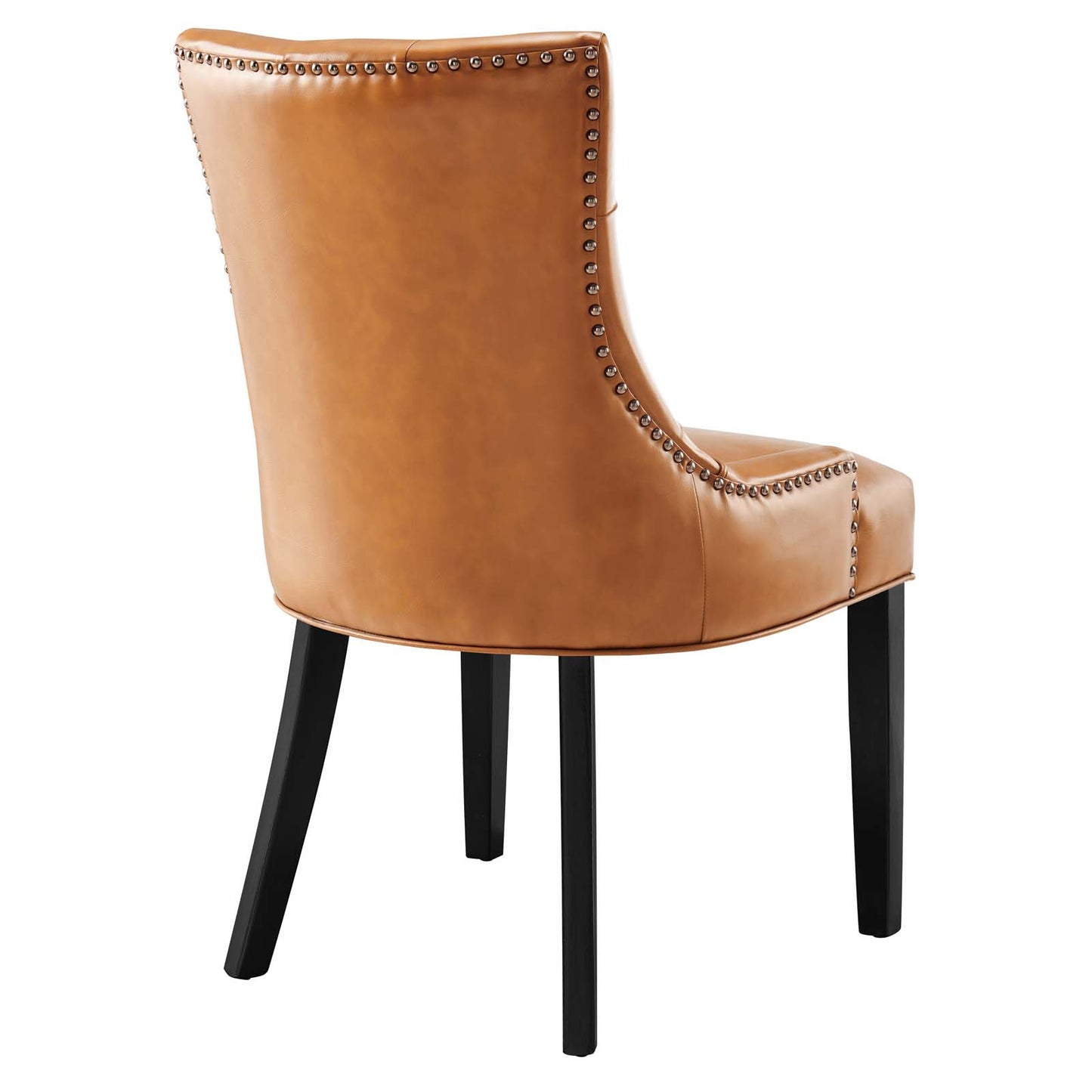 Regent Tufted Vegan Leather Dining Chair Set of 2