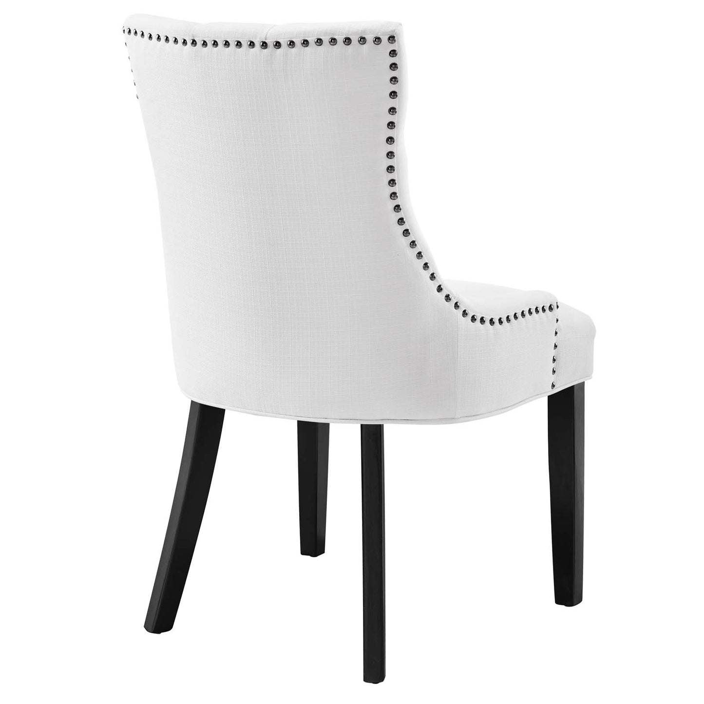 Regent Tufted Fabric Dining Chair White EEI-2223-WHI