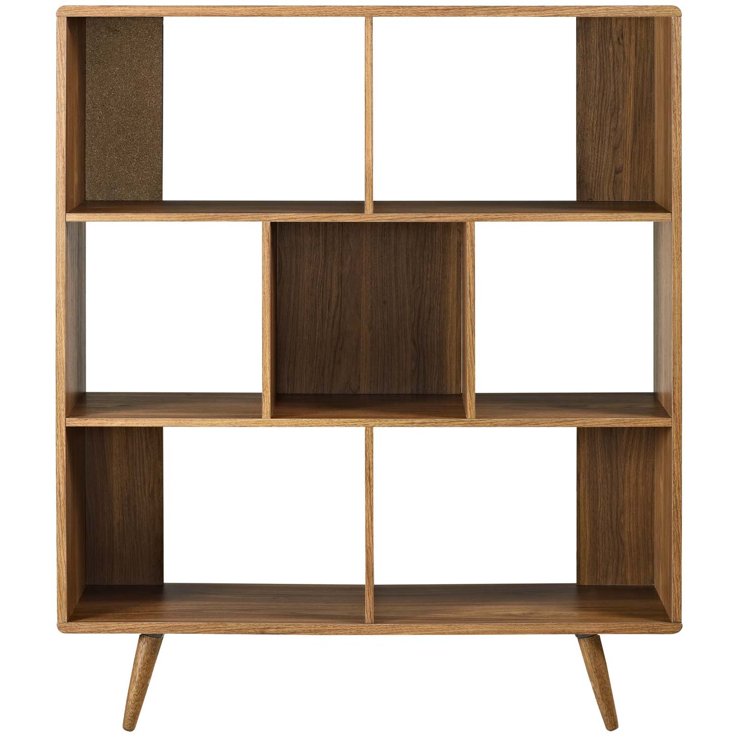 Transmit Bookcase Walnut EEI-2529-WAL