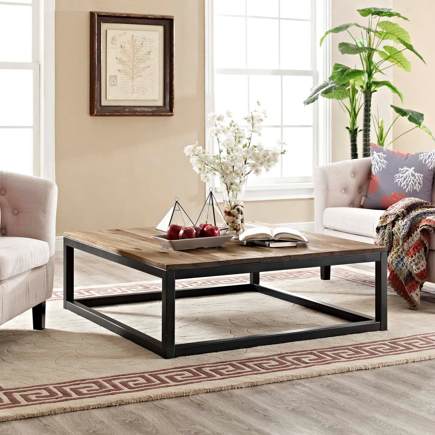 Attune Large Coffee Table Brown EEI-2775-BRN