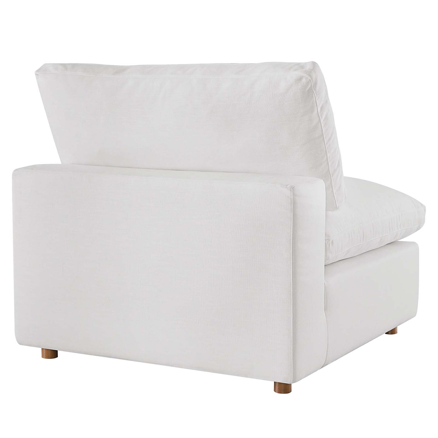 Commix Down Filled Overstuffed 3 Piece Sectional Sofa Set Pure White EEI-3355-PUW