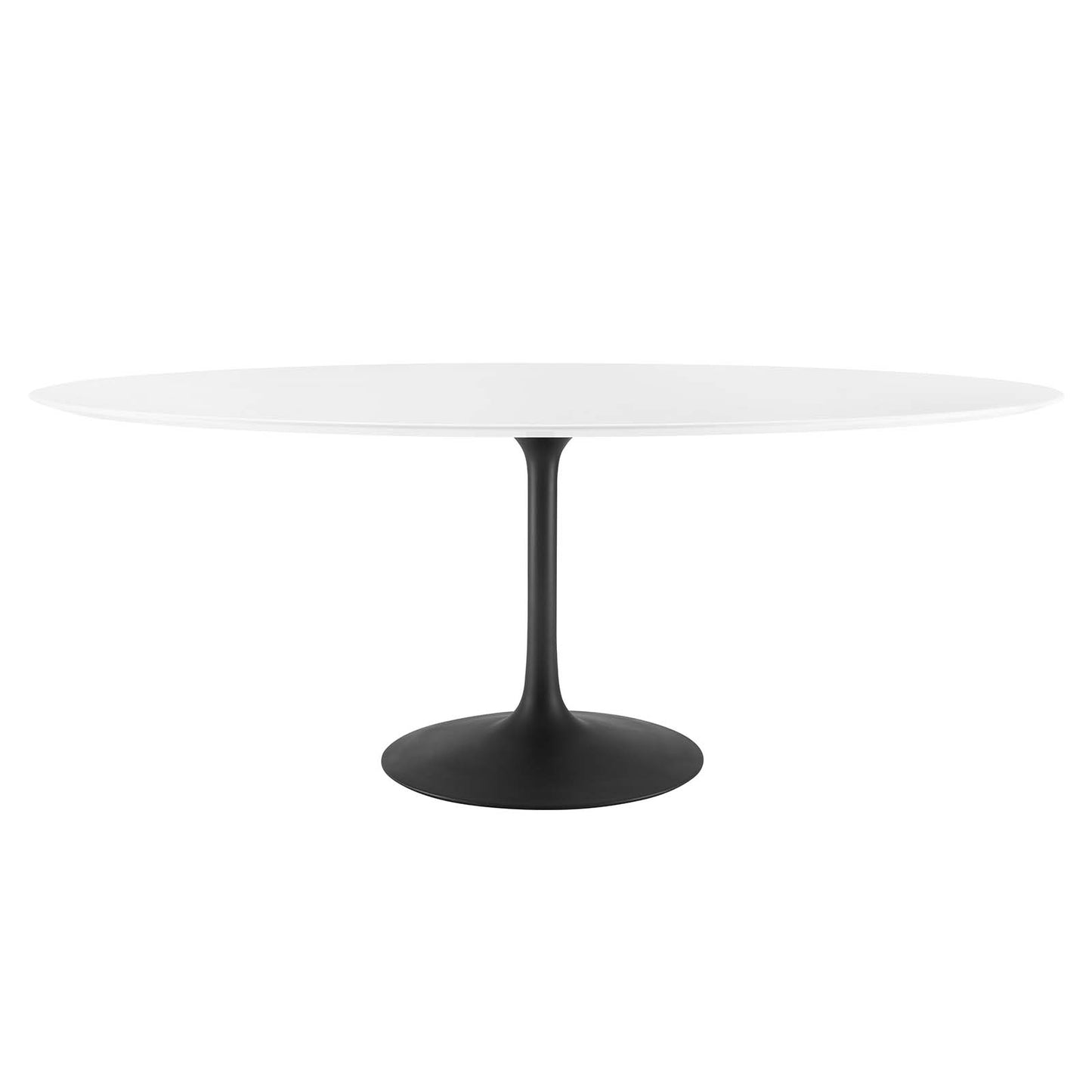 Lippa 78" Oval Artificial Marble and Wood Dining Table