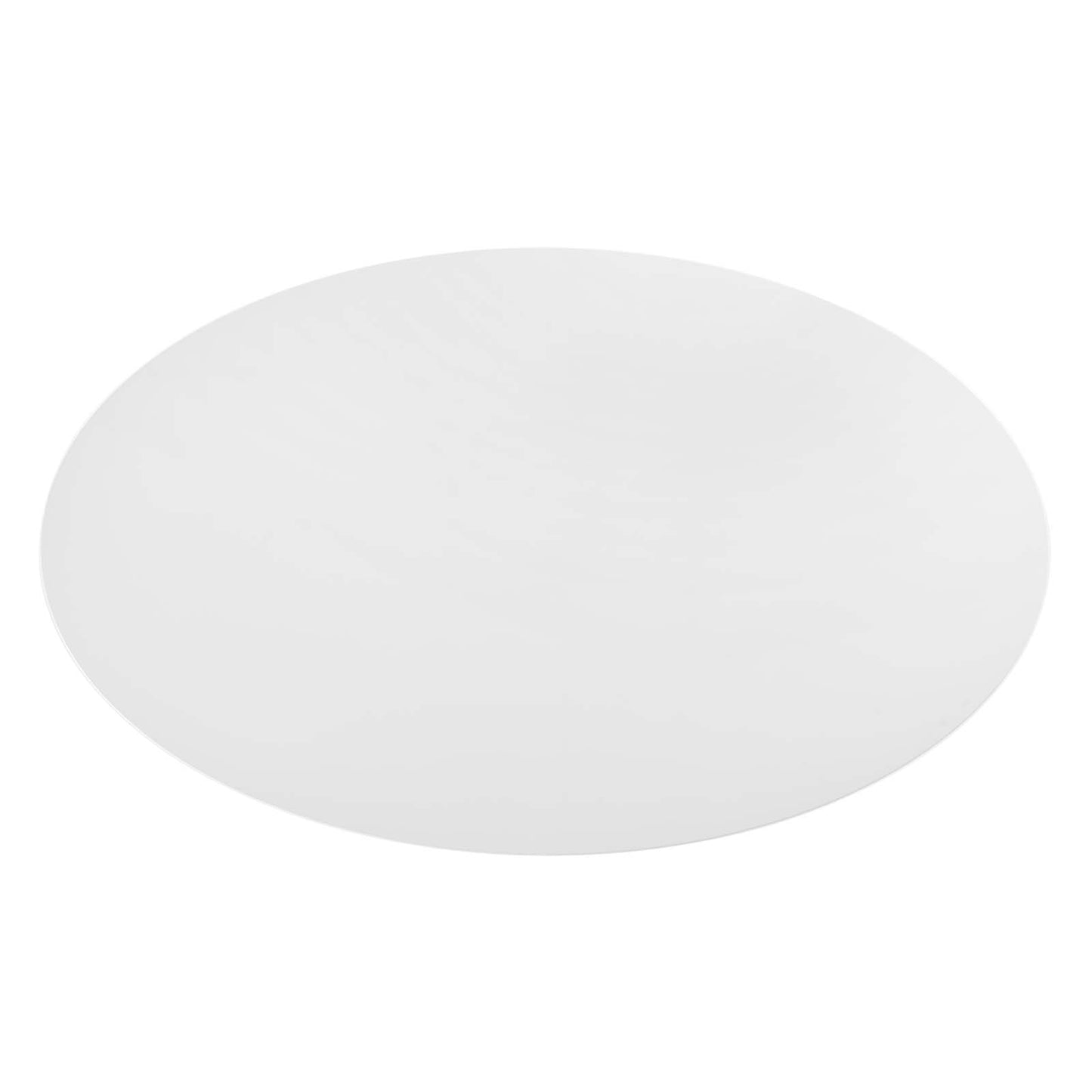 Lippa 78" Oval Artificial Marble and Wood Dining Table