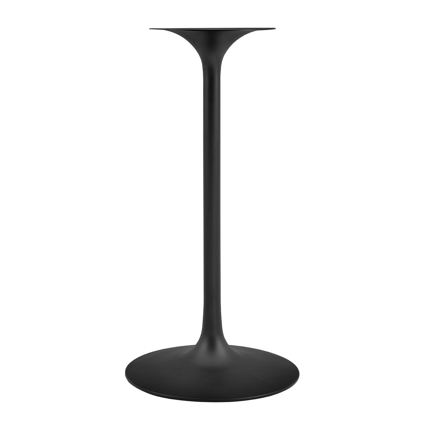 Lippa 28" Round Bar Table Black White EEI-3545-BLK-WHI