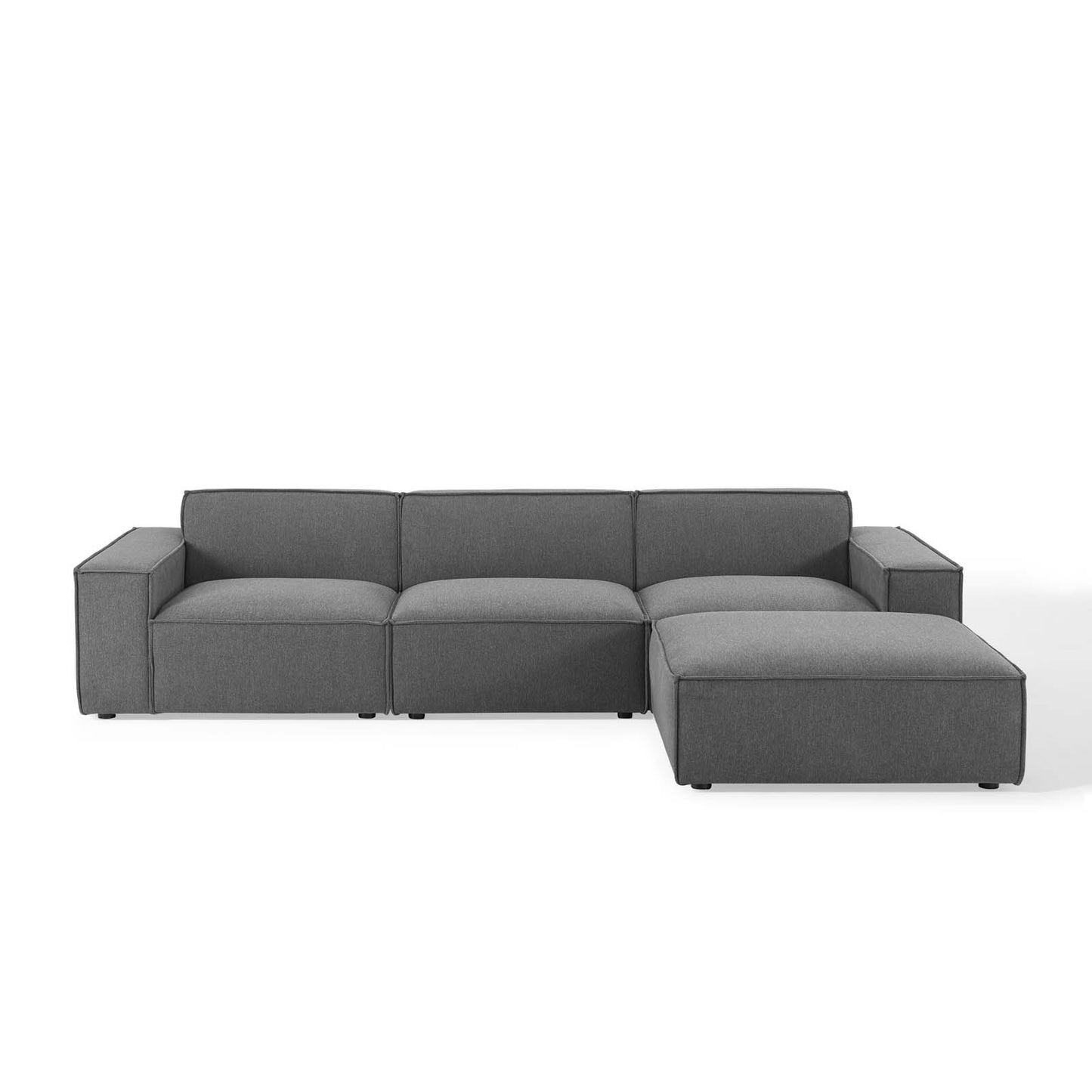 Restore 4-Piece Sectional Sofa Charcoal EEI-4113-CHA