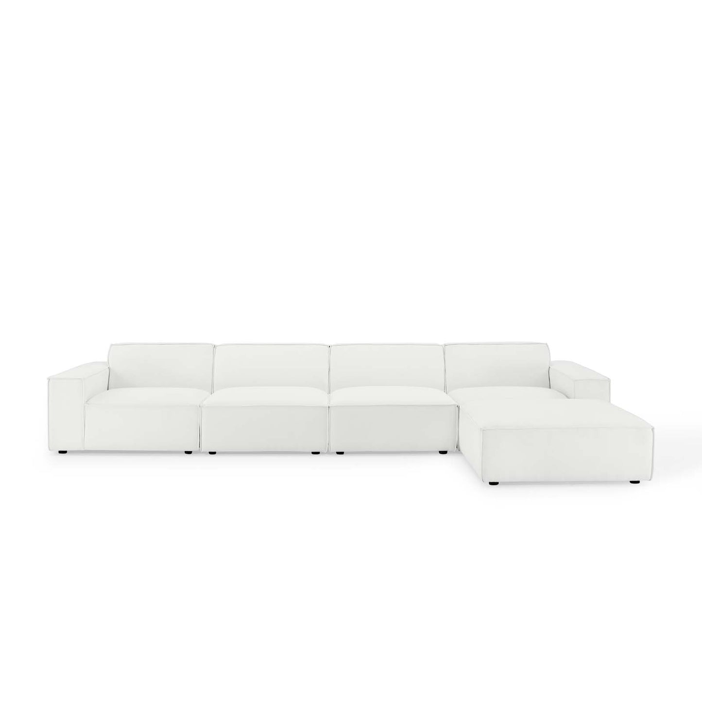 Restore 5-Piece Sectional Sofa White EEI-4115-WHI