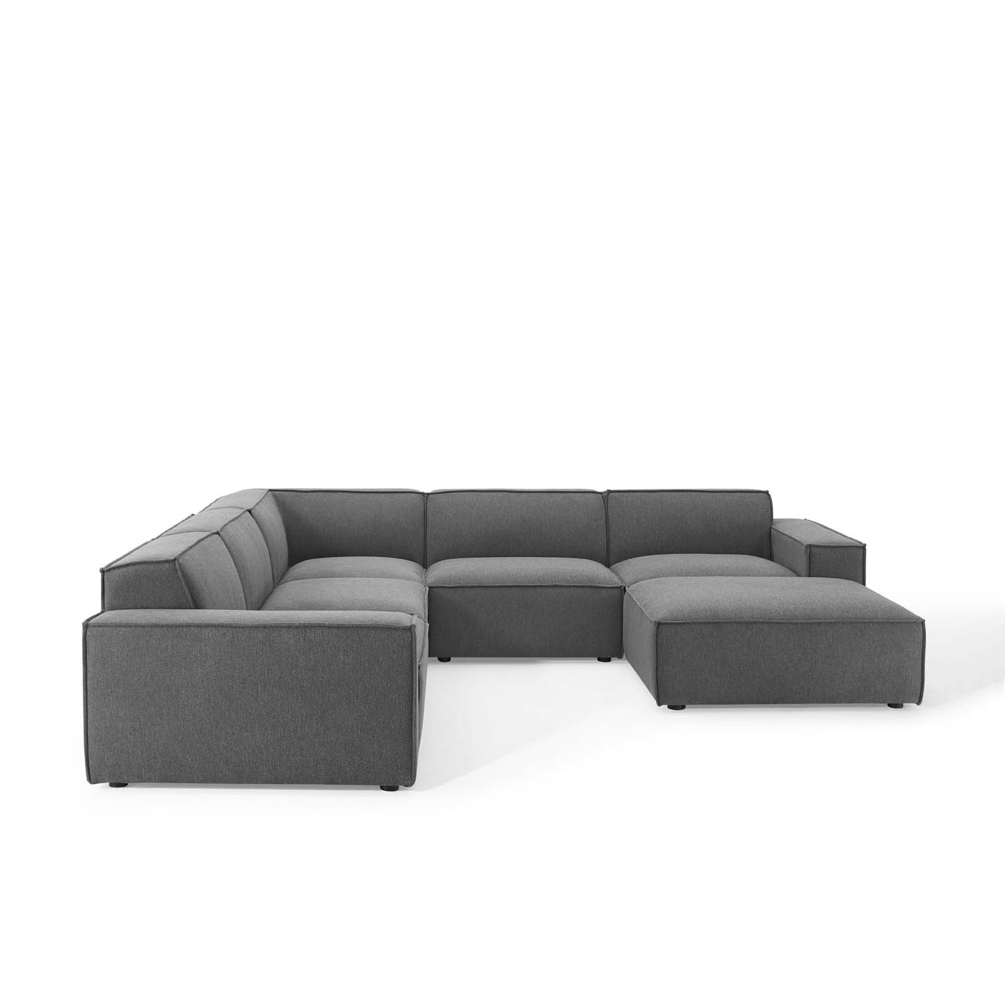 Restore 6-Piece Sectional Sofa Charcoal EEI-4118-CHA