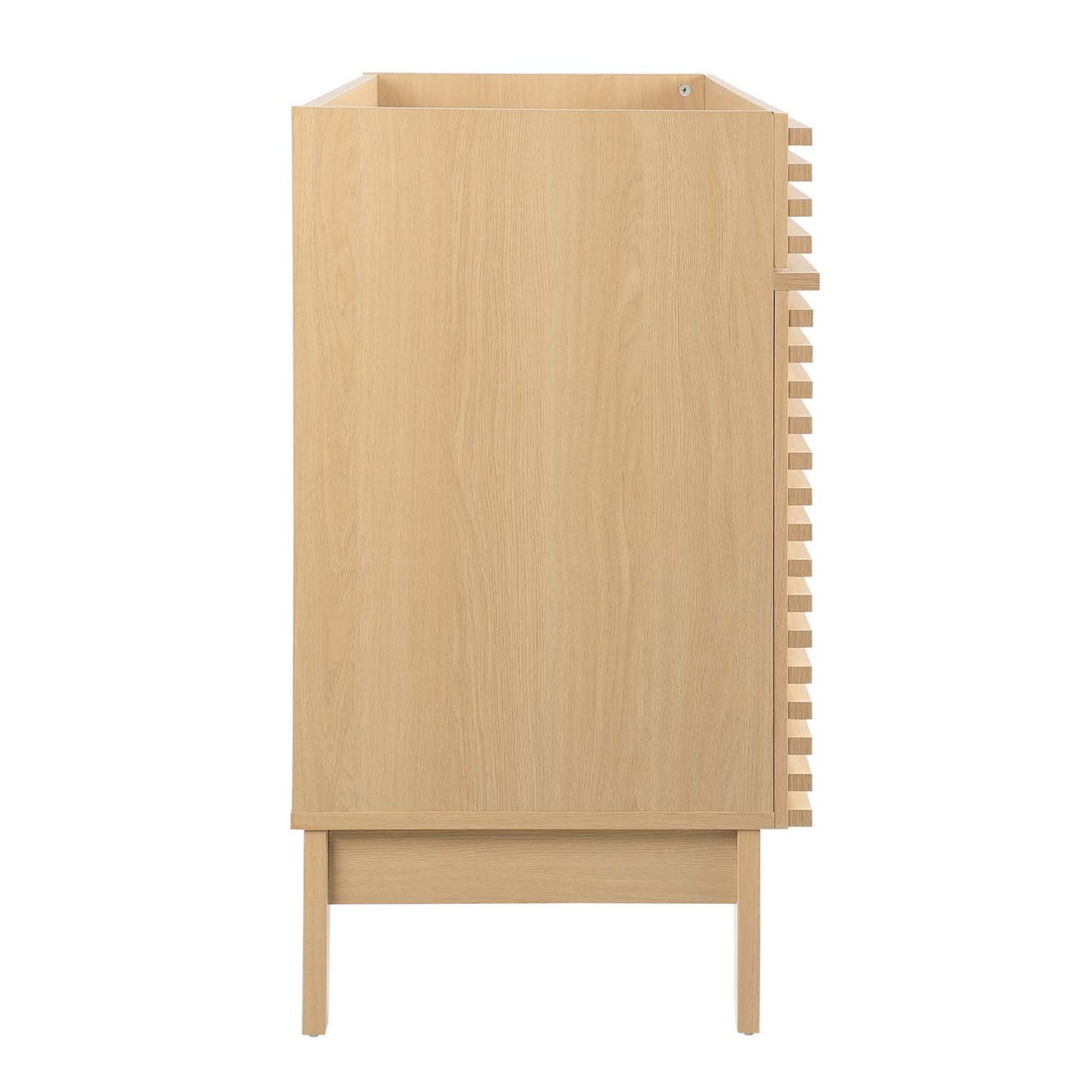 Render 48" Single Sink Compatible (not included) Bathroom Vanity Cabinet Oak EEI-4341-OAK