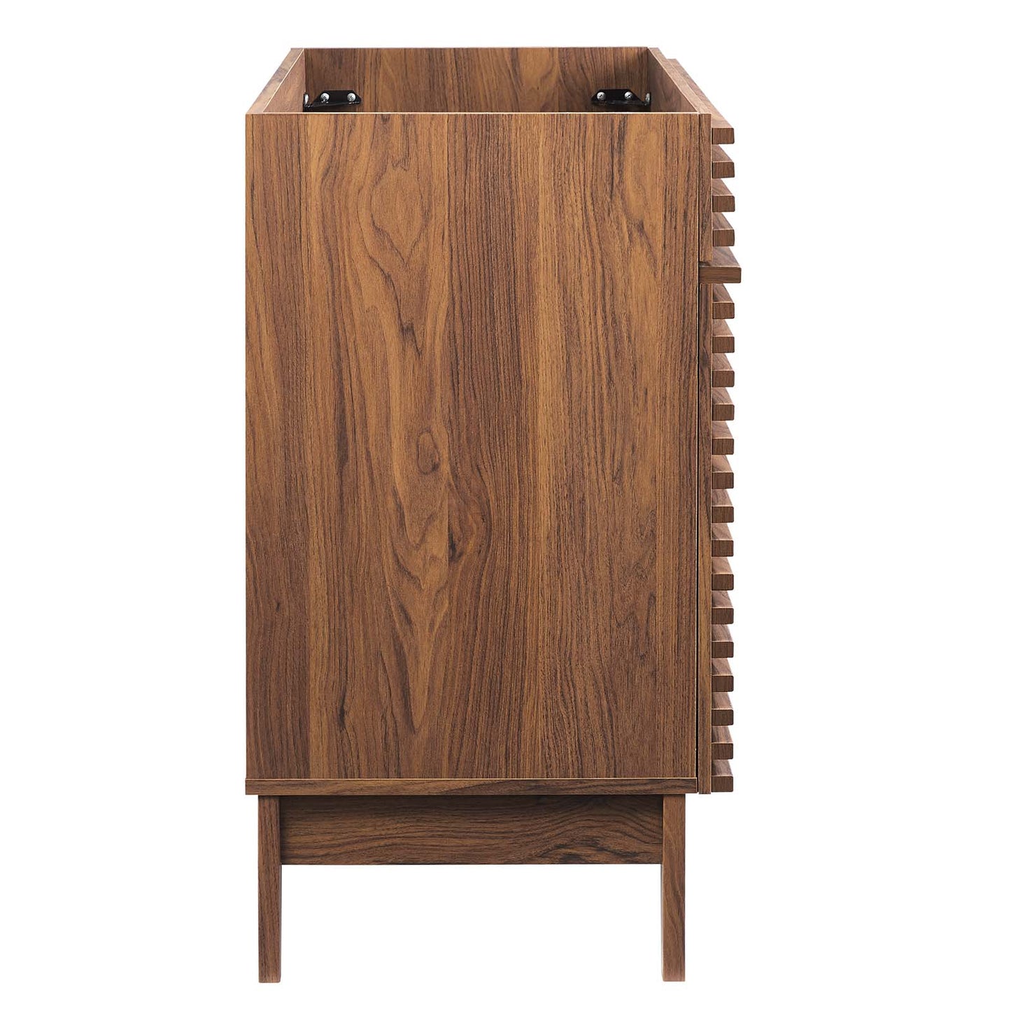 Render 48" Single Sink Compatible (not included) Bathroom Vanity Cabinet Walnut EEI-4341-WAL