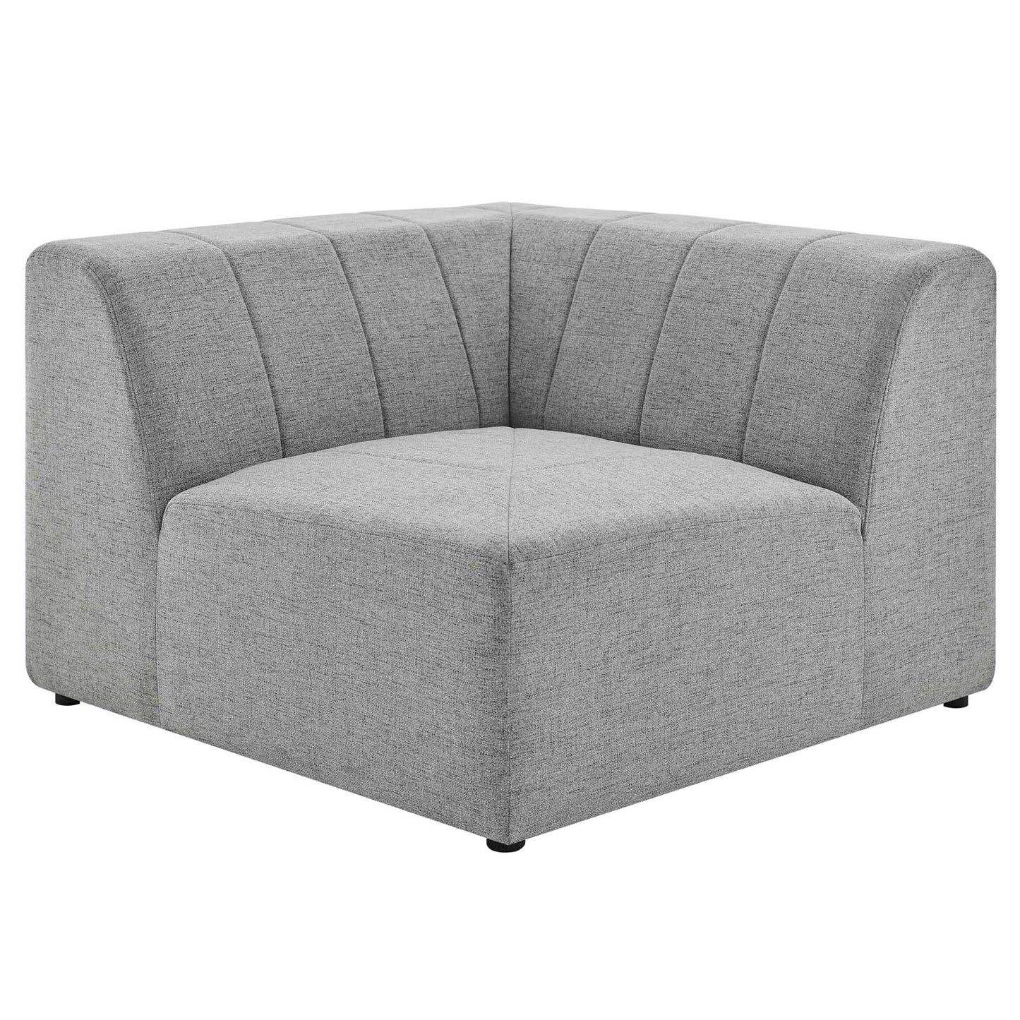 Bartlett Upholstered Fabric 4-Piece Sectional Sofa Light Gray EEI-4518-LGR