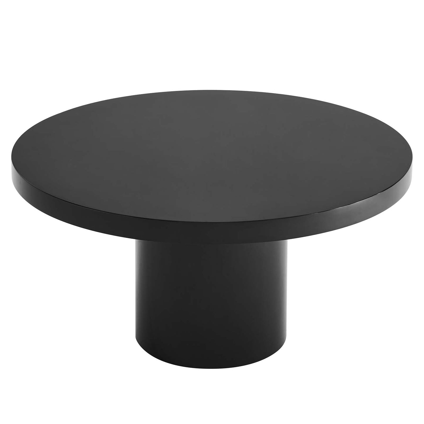 Gratify 60" Round Dining Table Black EEI-4910-BLK