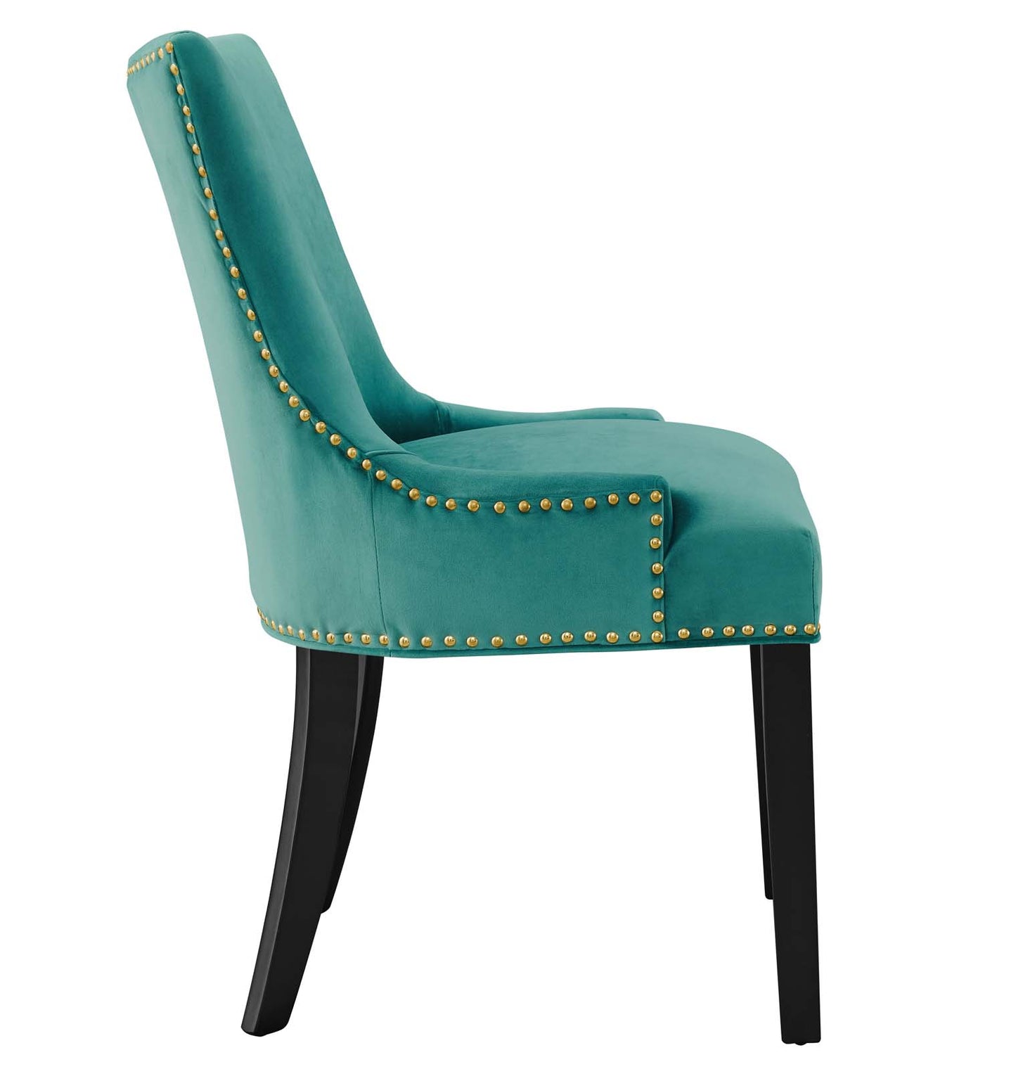Marquis Performance Velvet Dining Chairs - Set of 2 Teal EEI-5010-TEA