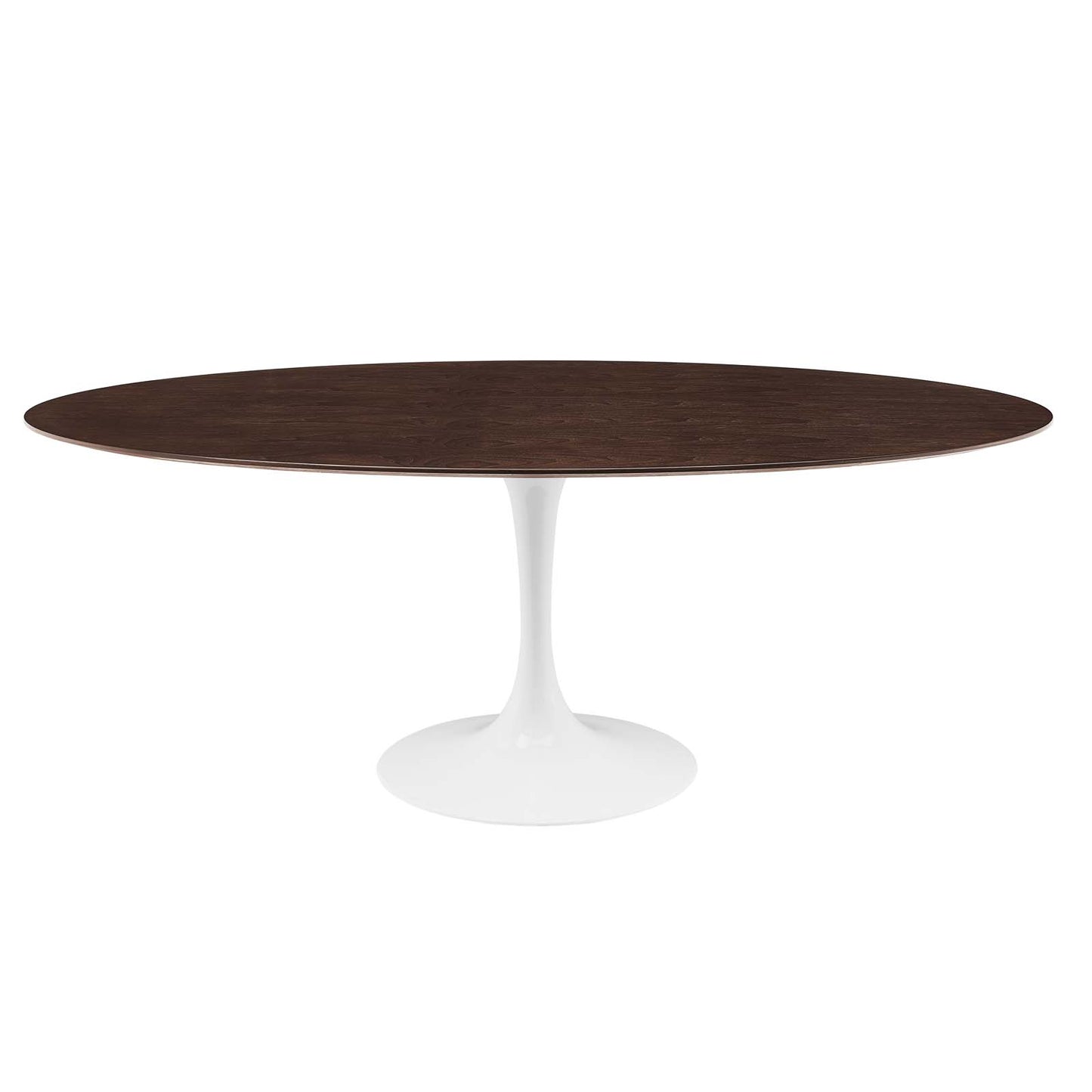 Lippa 78" Oval Artificial Marble and Wood Dining Table