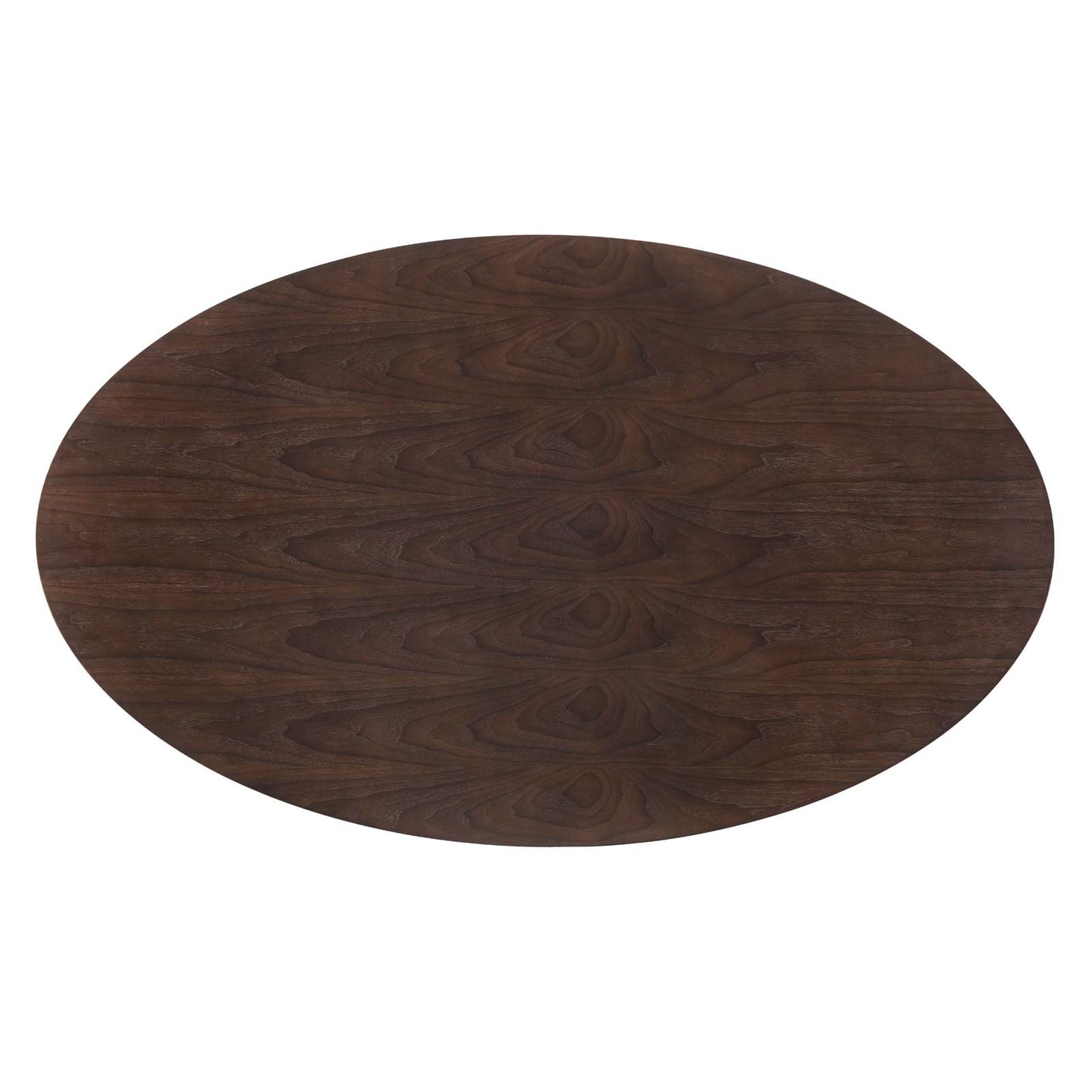 Lippa 78" Oval Artificial Marble and Wood Dining Table