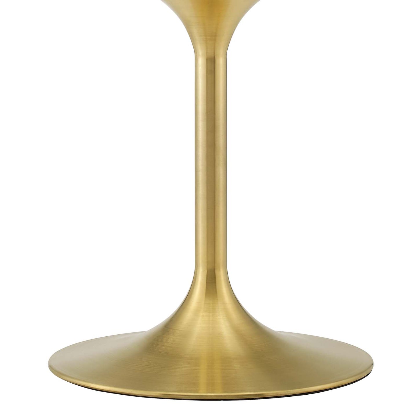 Lippa 60" Oval Dining Table with Gold Base and Artificial Marble or Wood Options