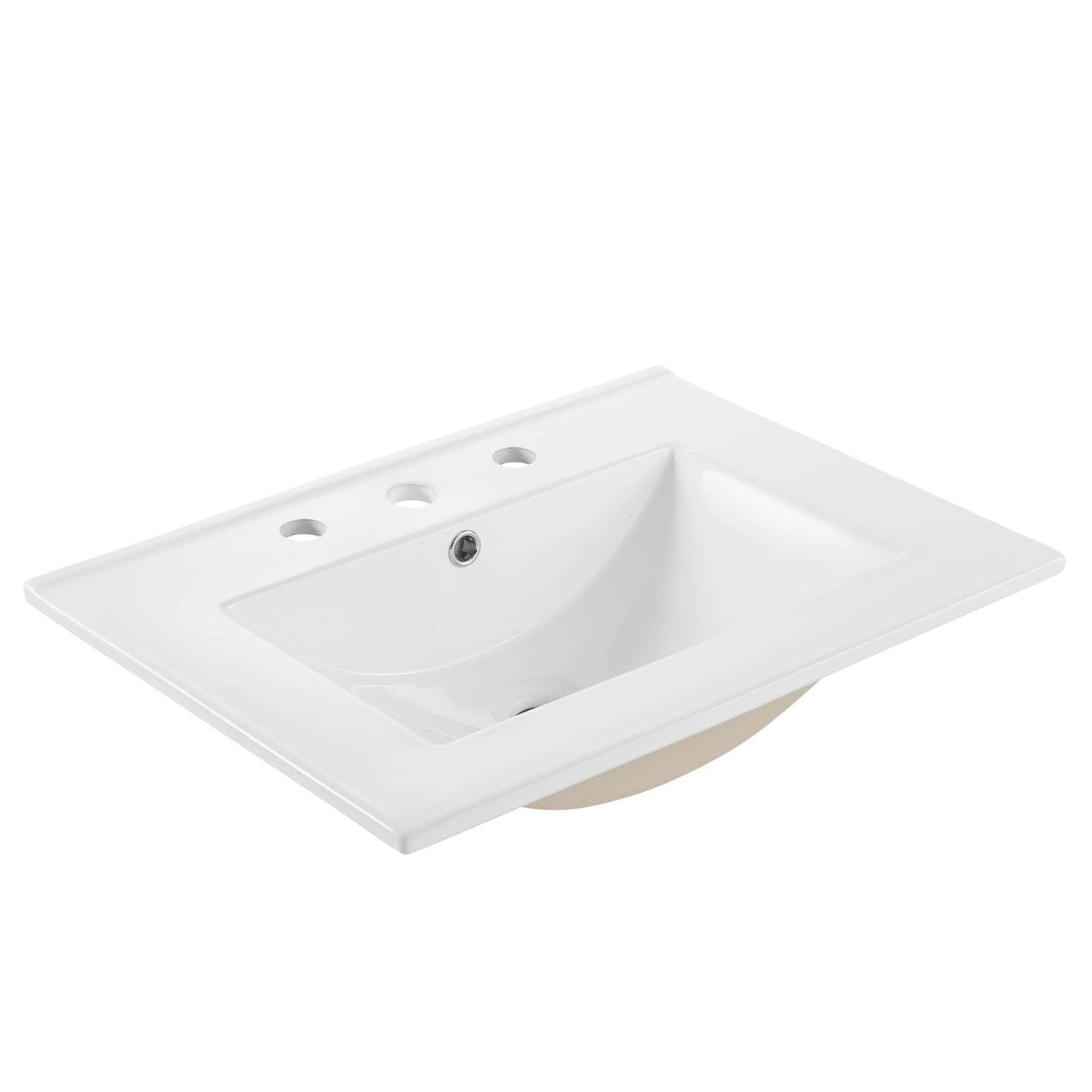Maybelle 24" Bathroom Vanity White White EEI-5378-WHI-WHI