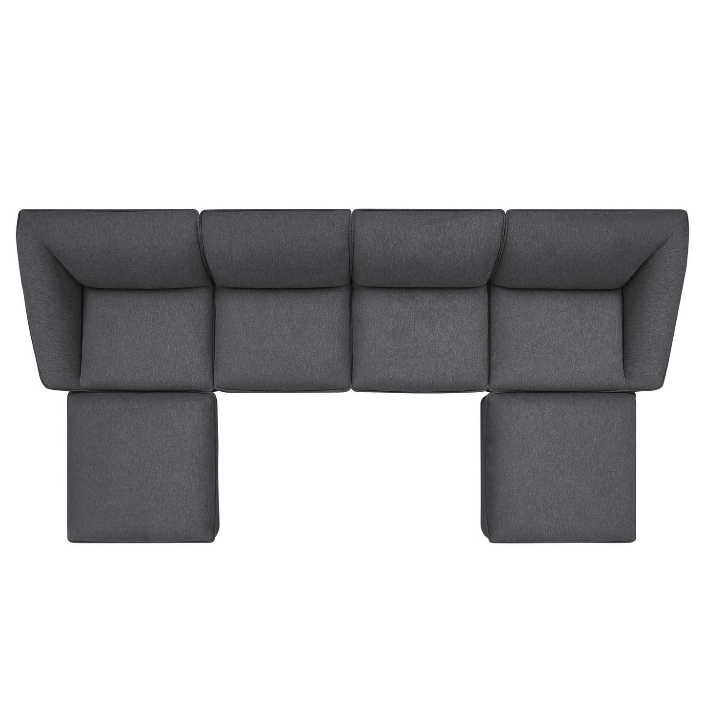 Comprise 6-Piece Living Room Set Charcoal EEI-5409-CHA