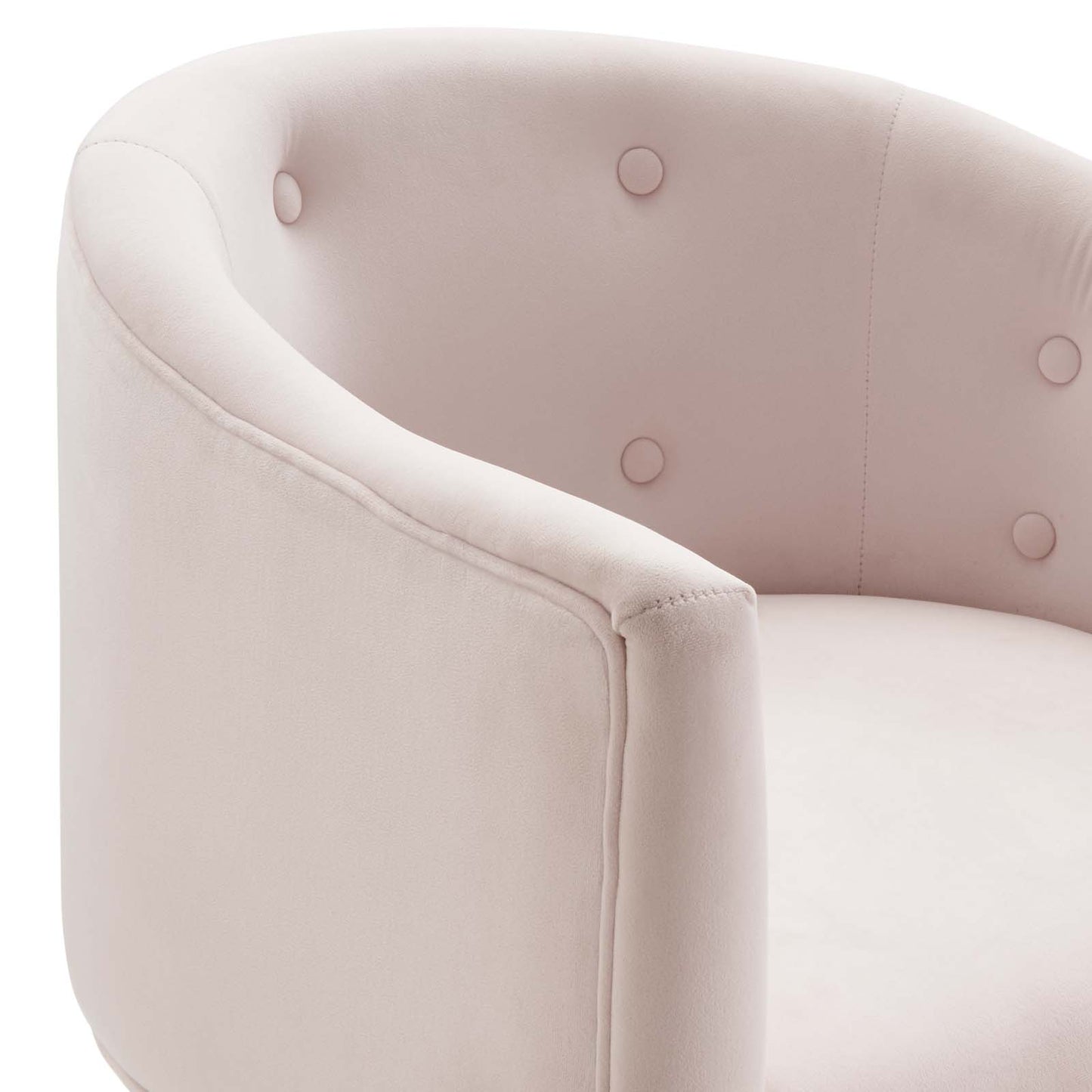 Savour Tufted Performance Velvet Accent Chairs - Set of 2 Pink EEI-5415-PNK