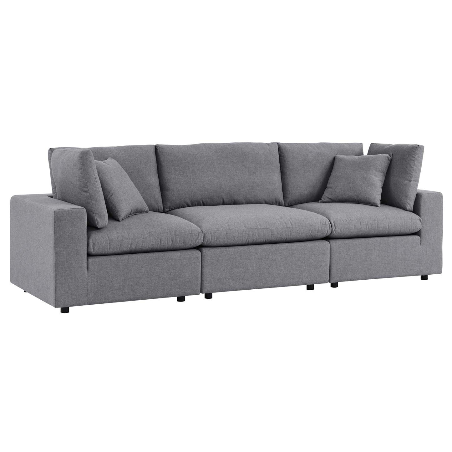 Commix  Sunbrella® Outdoor Patio Sofa Gray EEI-5579-SLA