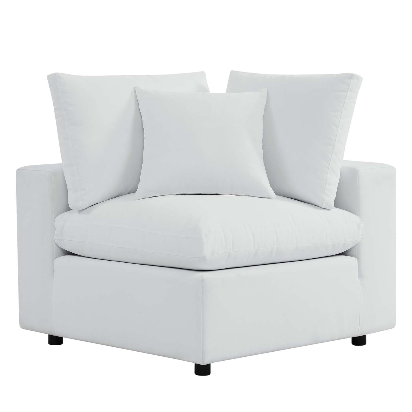 Commix  Sunbrella® Outdoor Patio Sofa White EEI-5579-WHI