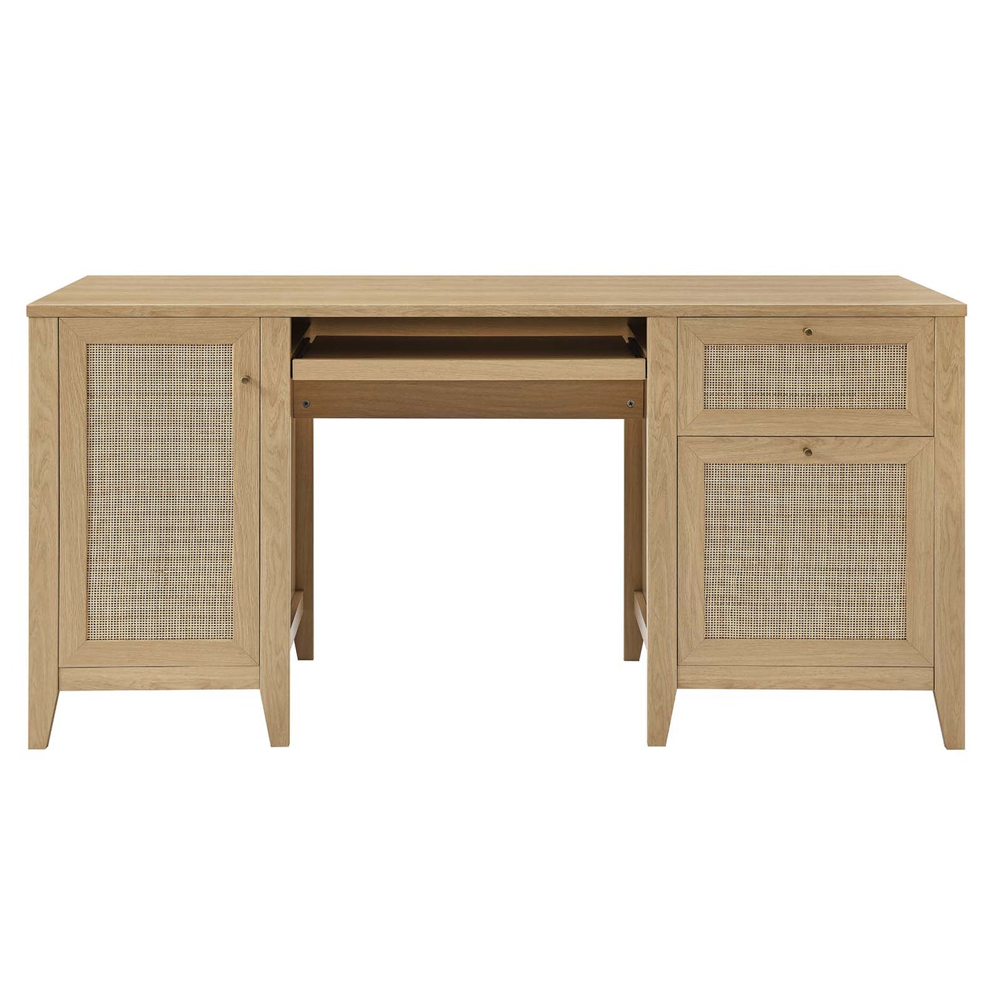 Soma 63" Office Desk Oak EEI-6117-OAK