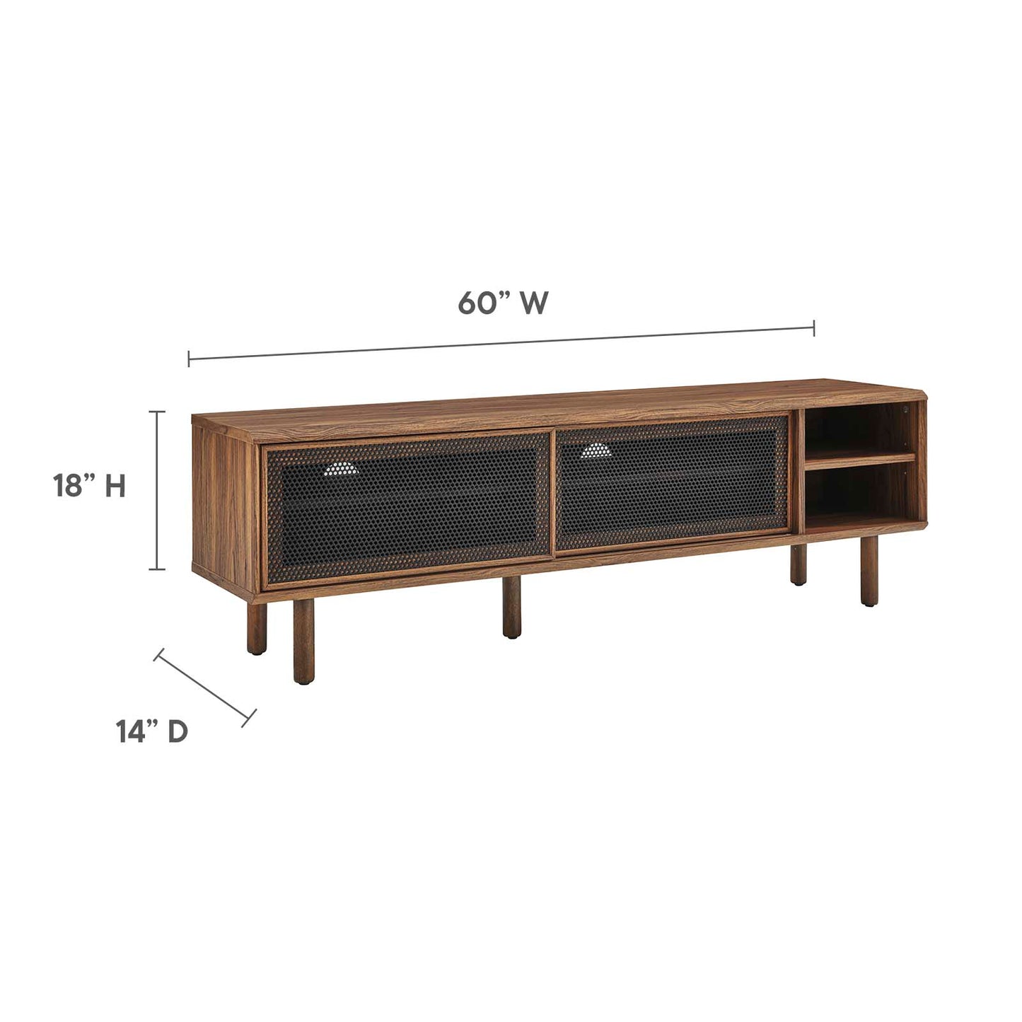 Kurtis 60" TV Stand - Available in Various Finishes