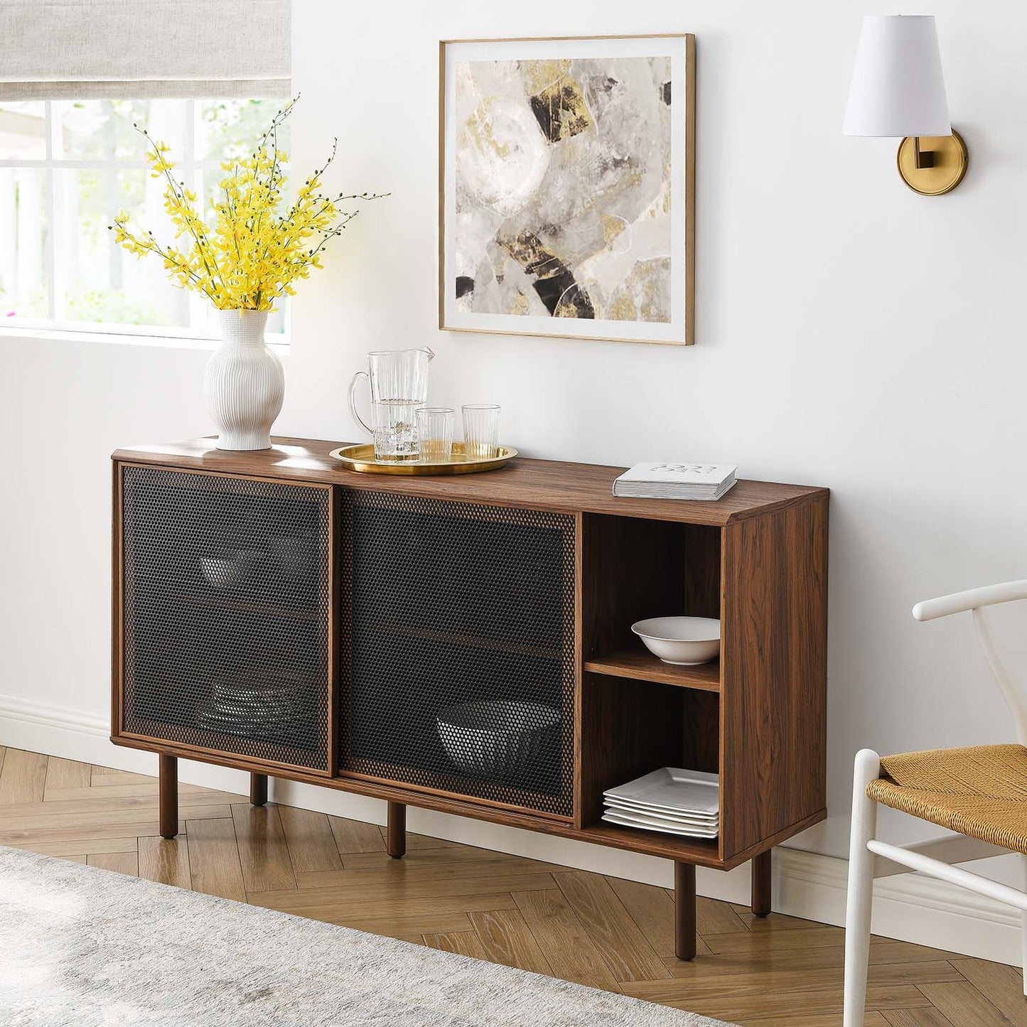 Kurtis 59" Sideboard Walnut EEI-6235-WAL