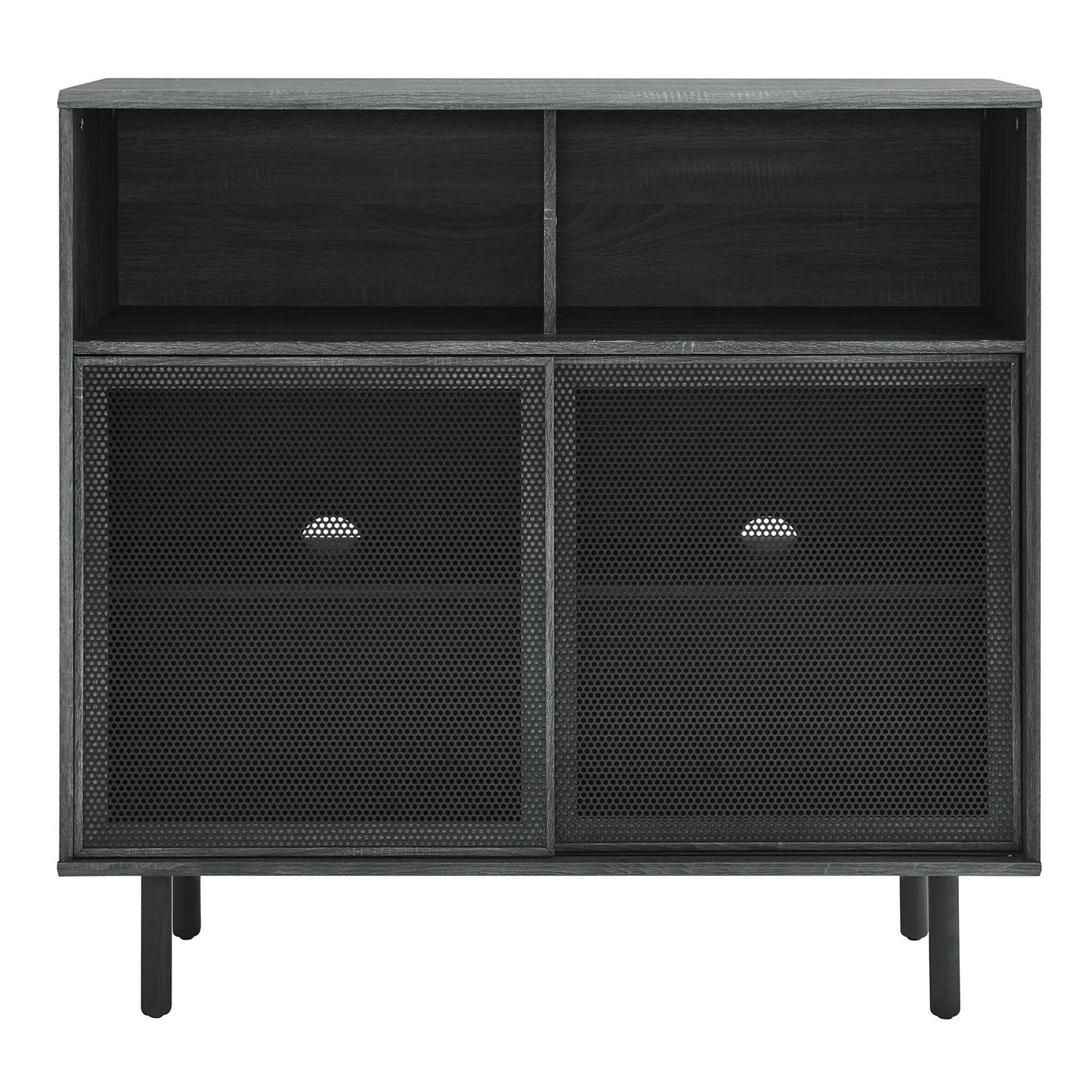 Kurtis 47" Display Cabinet - Charcoal, Oak, Walnut Options Available