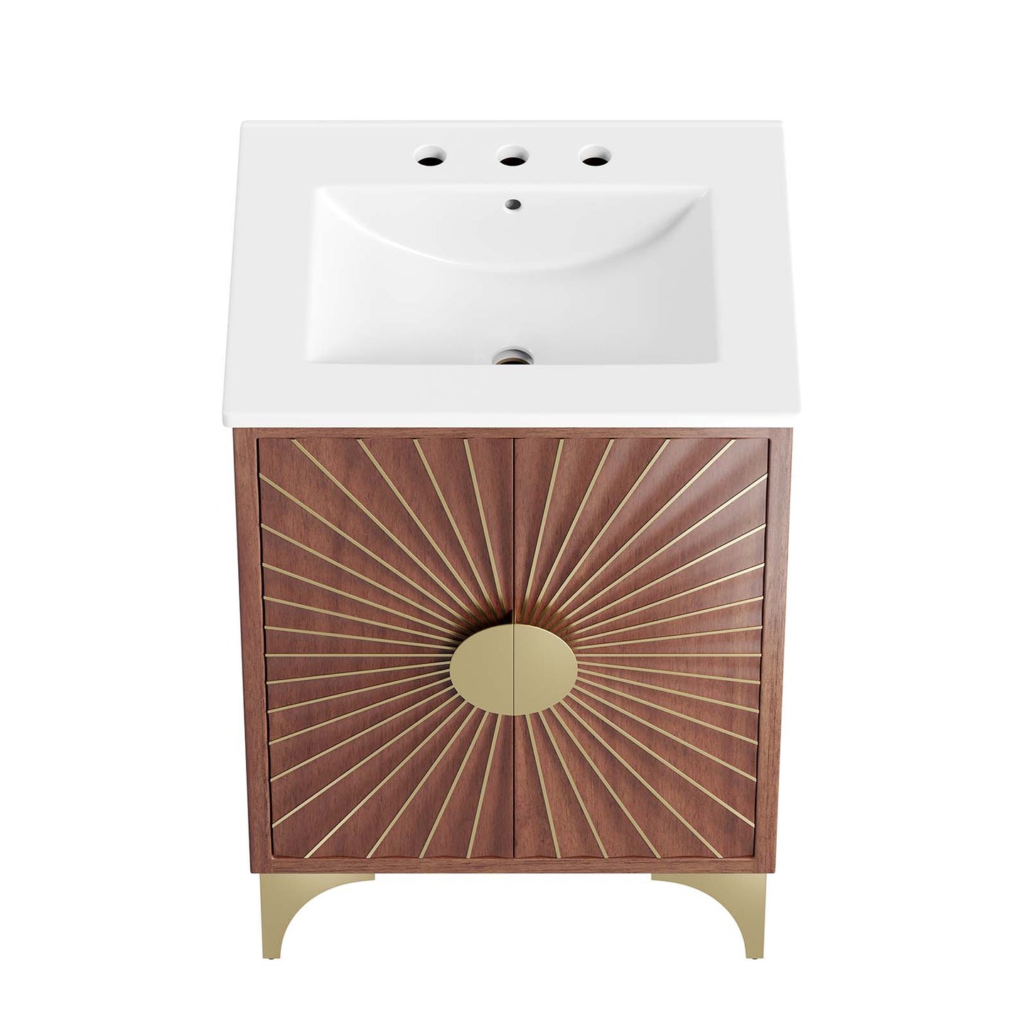 Daylight 24" Bathroom Vanity White Walnut EEI-6290-WHI-WAL