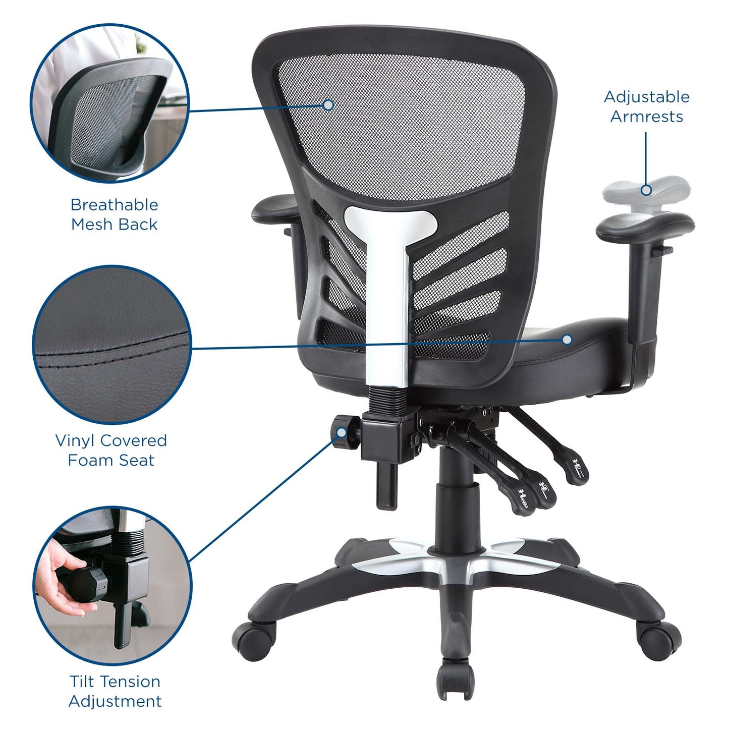 Articulate Drafting and Mesh Office Chair Collection