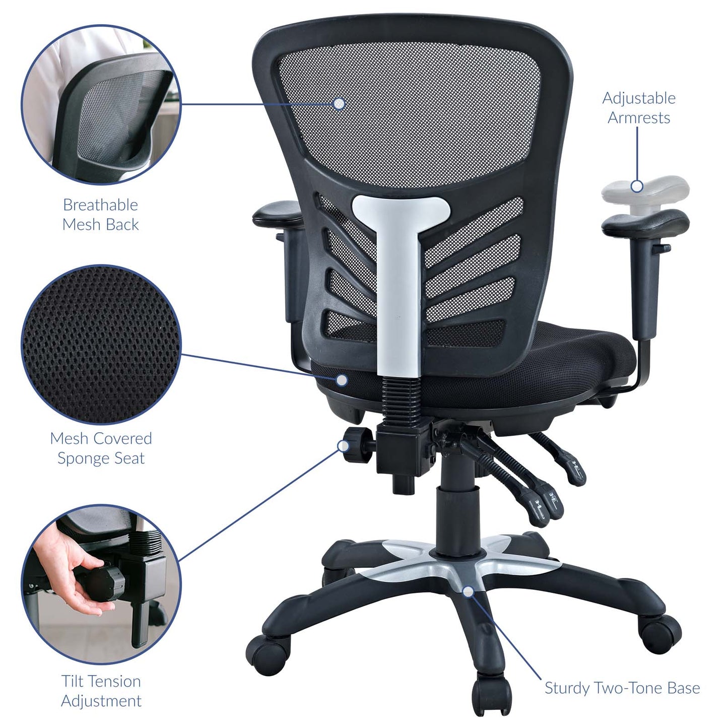 Articulate Drafting and Mesh Office Chair Collection