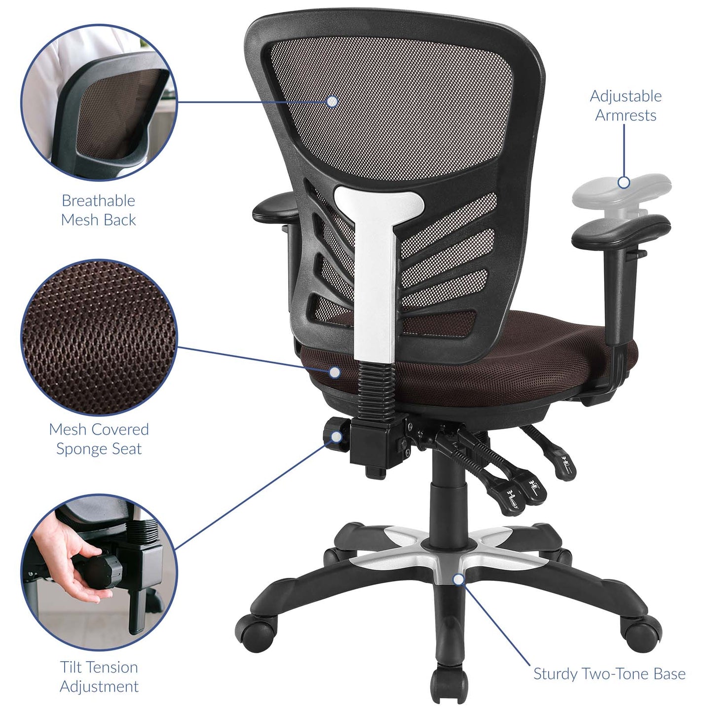 Articulate Drafting and Mesh Office Chair Collection