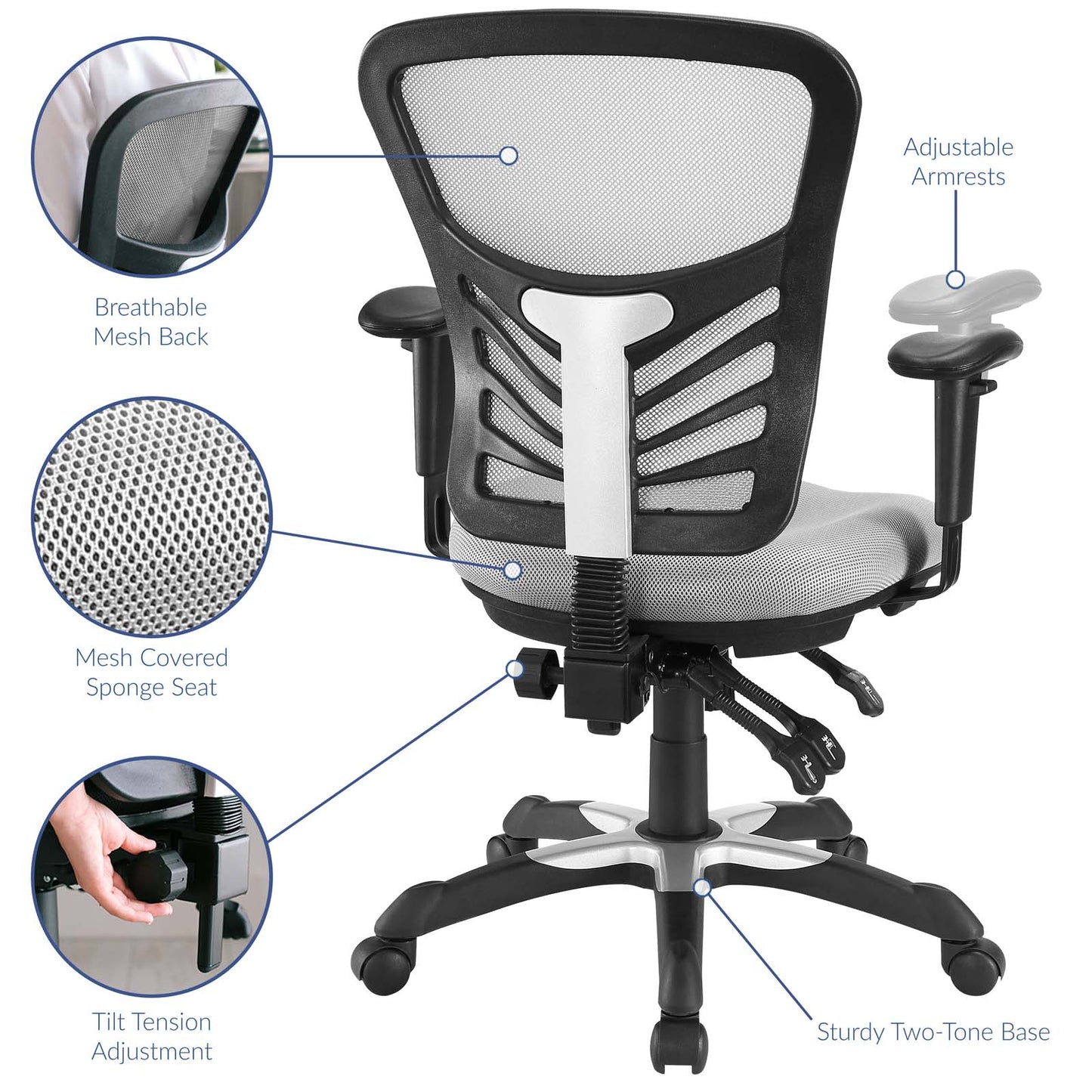 Articulate Drafting and Mesh Office Chair Collection