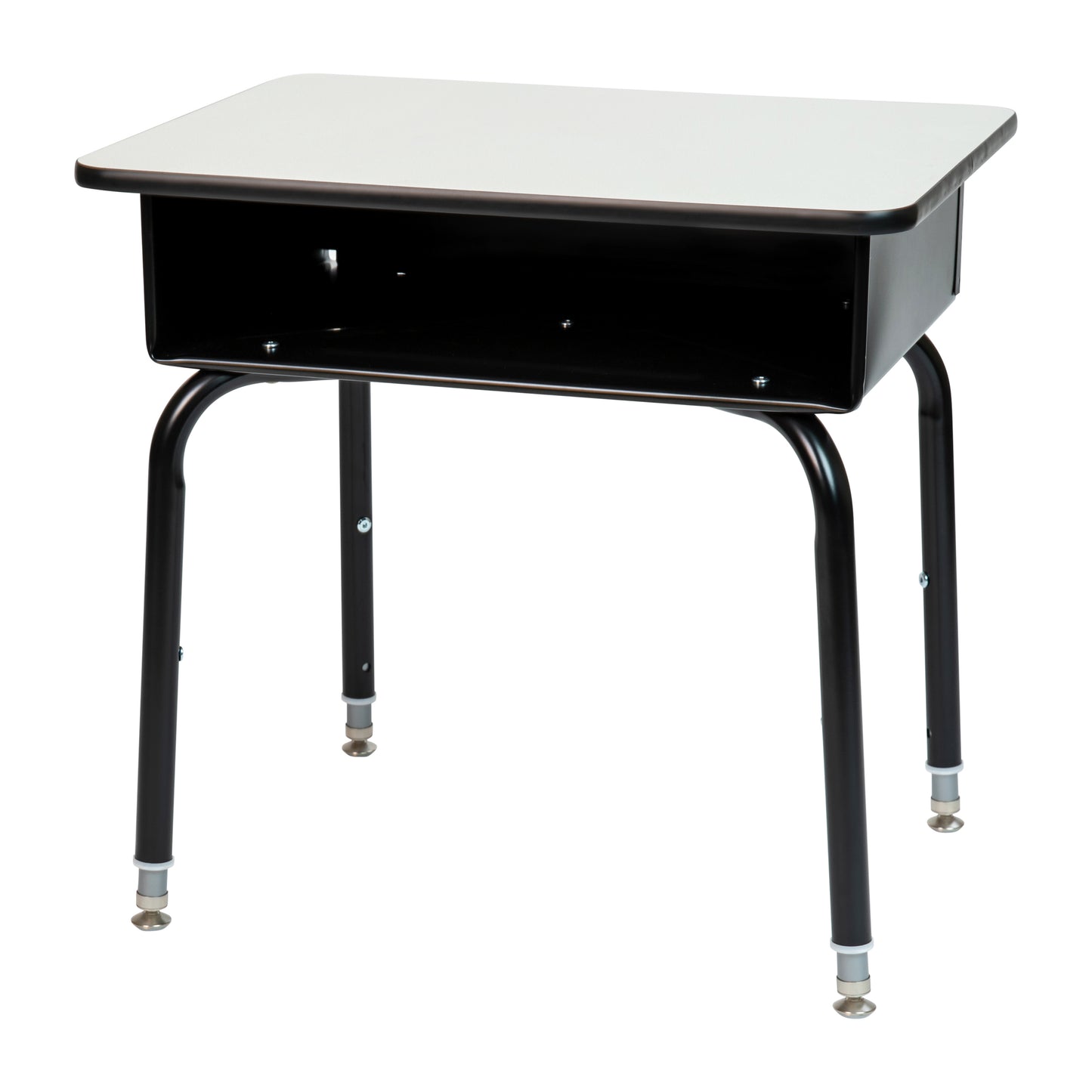 Gray Open Front Desk FD-DESK-GY-GG