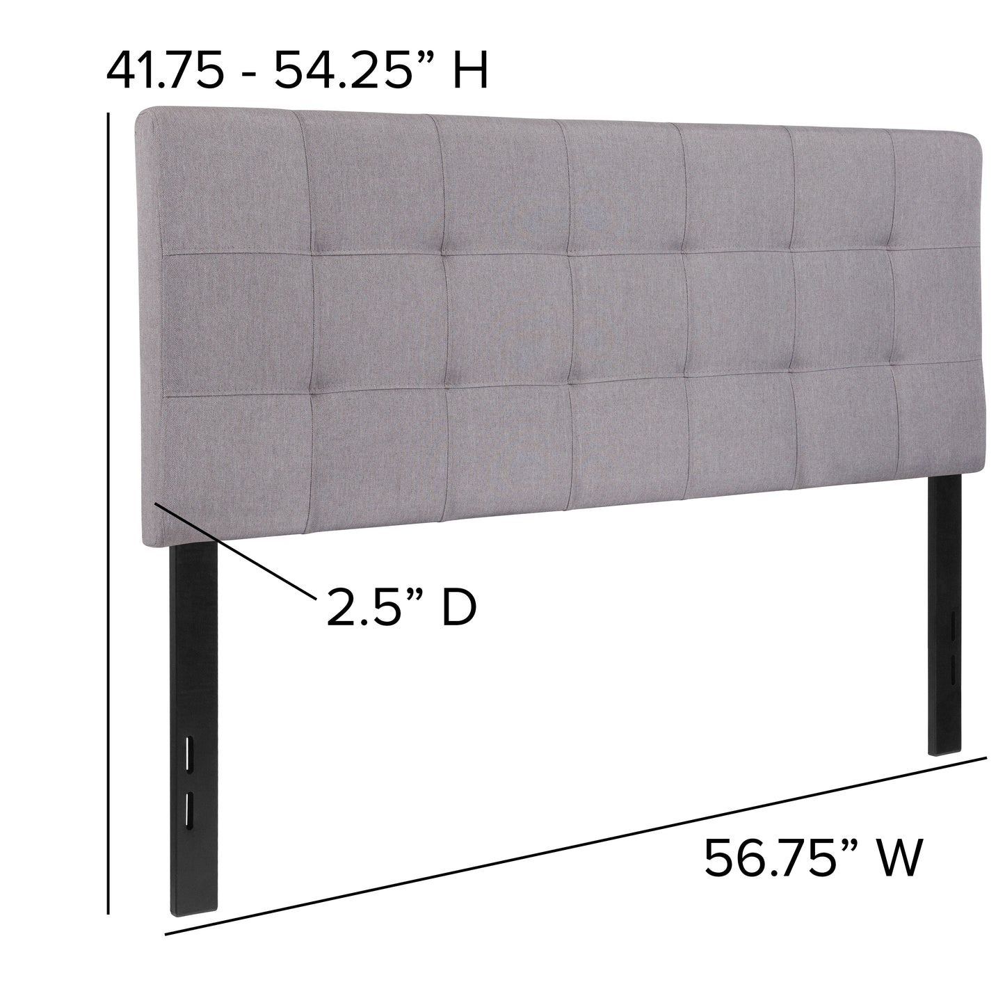 Full Headboard, King Headboard, Queen Headboard - Fabric Collection HG-HB1704