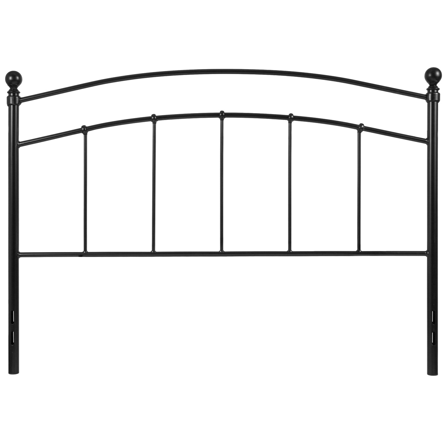 Black Metal and White Metal Headboards - Full, King, Queen, and Twin Options