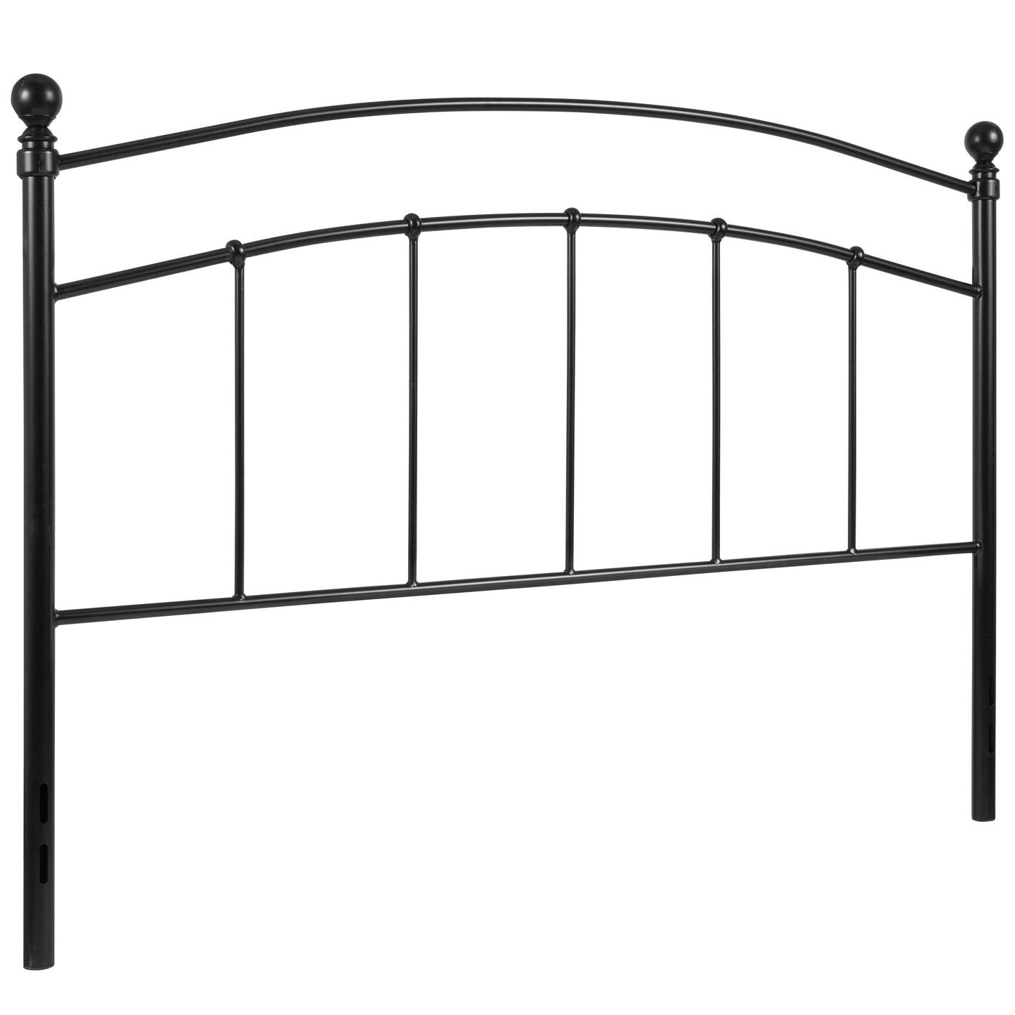 Black Metal and White Metal Headboards - Full, King, Queen, and Twin Options