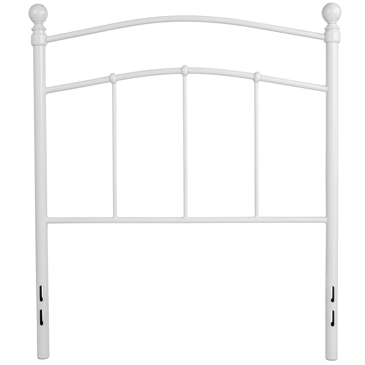 Black Metal and White Metal Headboards - Full, King, Queen, and Twin Options