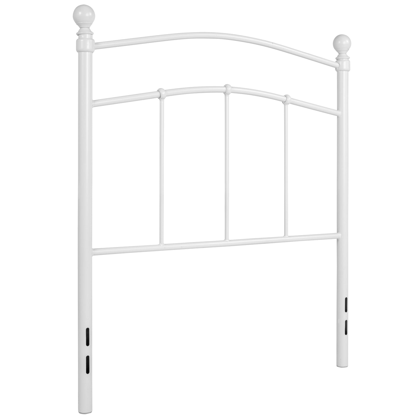 Black Metal and White Metal Headboards - Full, King, Queen, and Twin Options