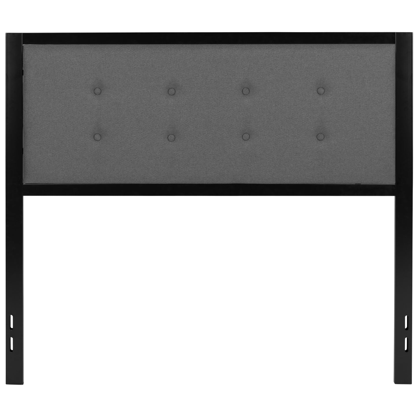 Full, Queen, King, and Twin Headboard HG-HB1725 in Black, Dark Gray, and Light Gray