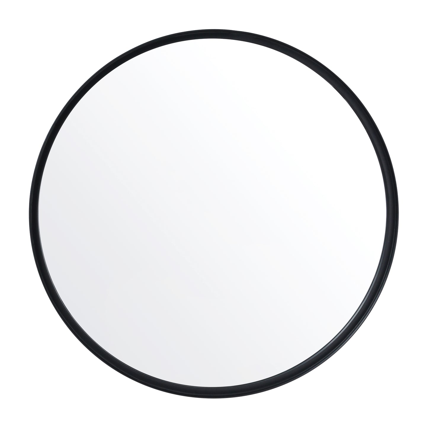 Black 24" Round Wall Mirror HMHD-22M115YA-BLK-GG