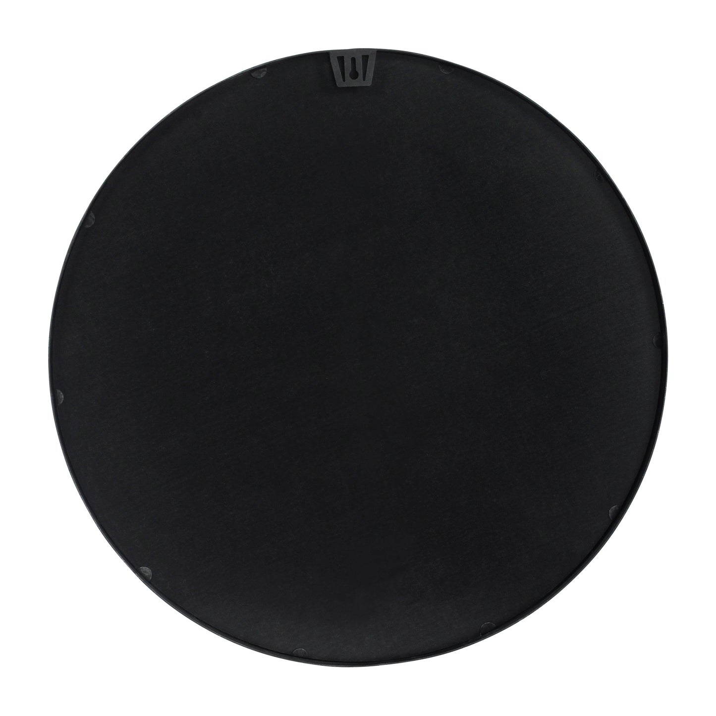 Black 30" Round Wall Mirror HMHD-22M116YA-BLK-GG