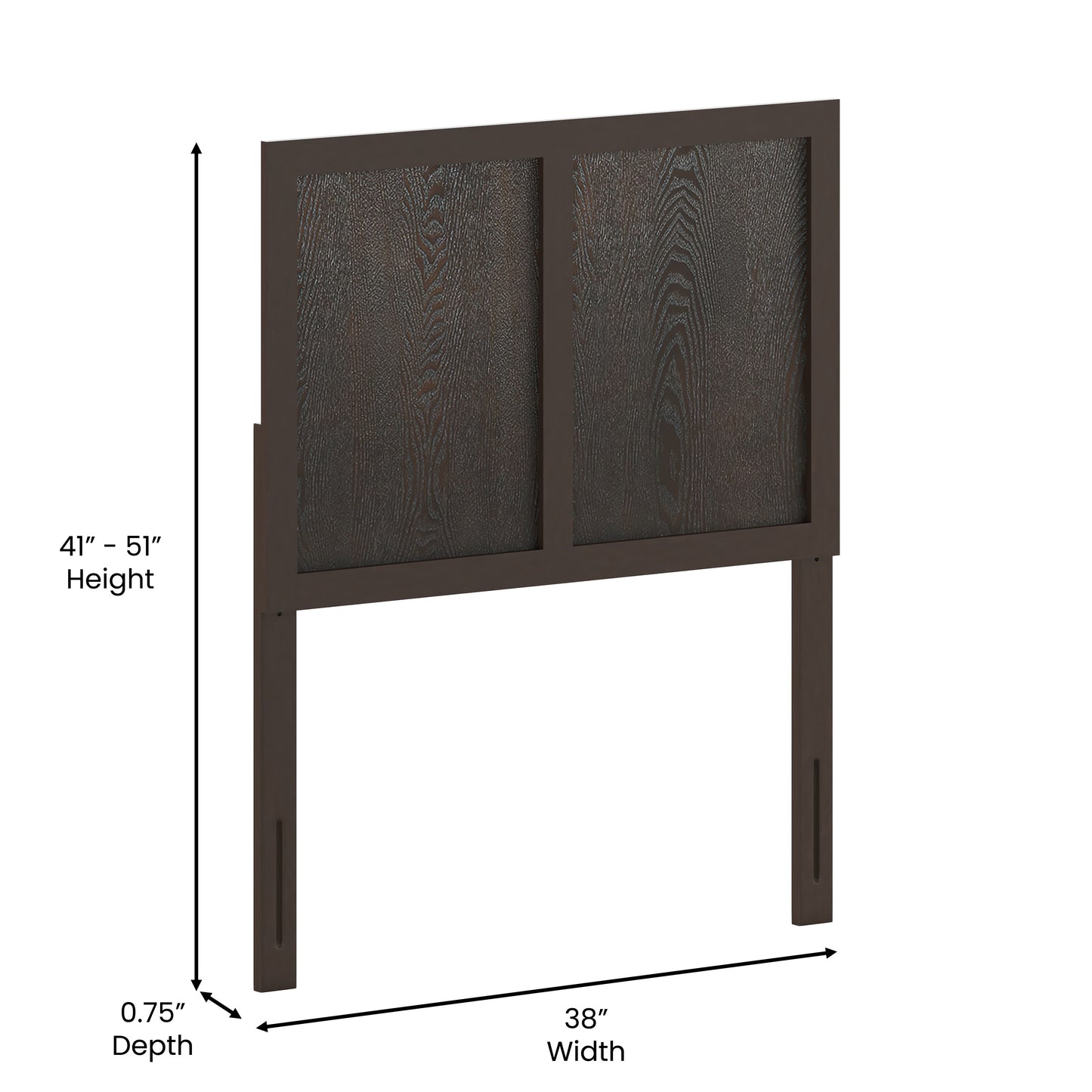 3 Panel and 4 Panel Headboard Collection - Various Sizes and Colors