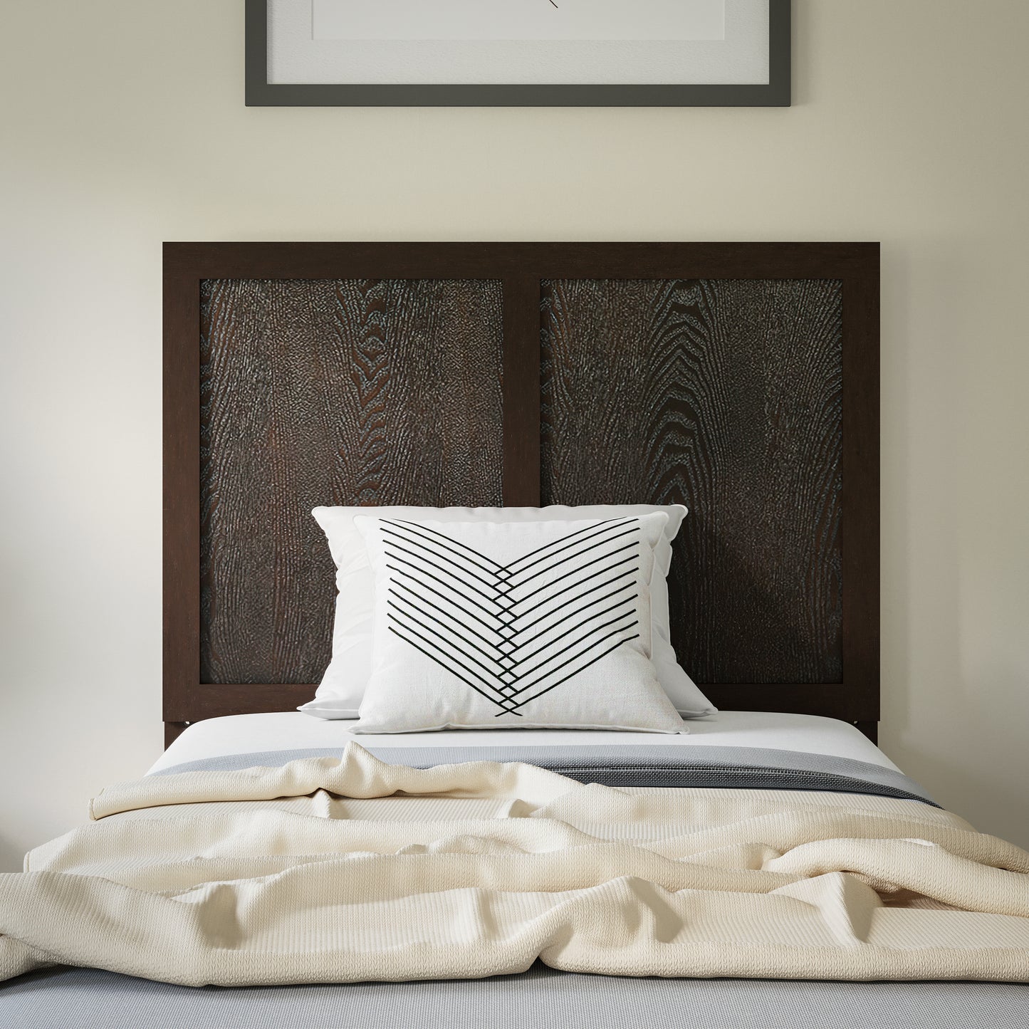 3 Panel and 4 Panel Headboard Collection - Various Sizes and Colors