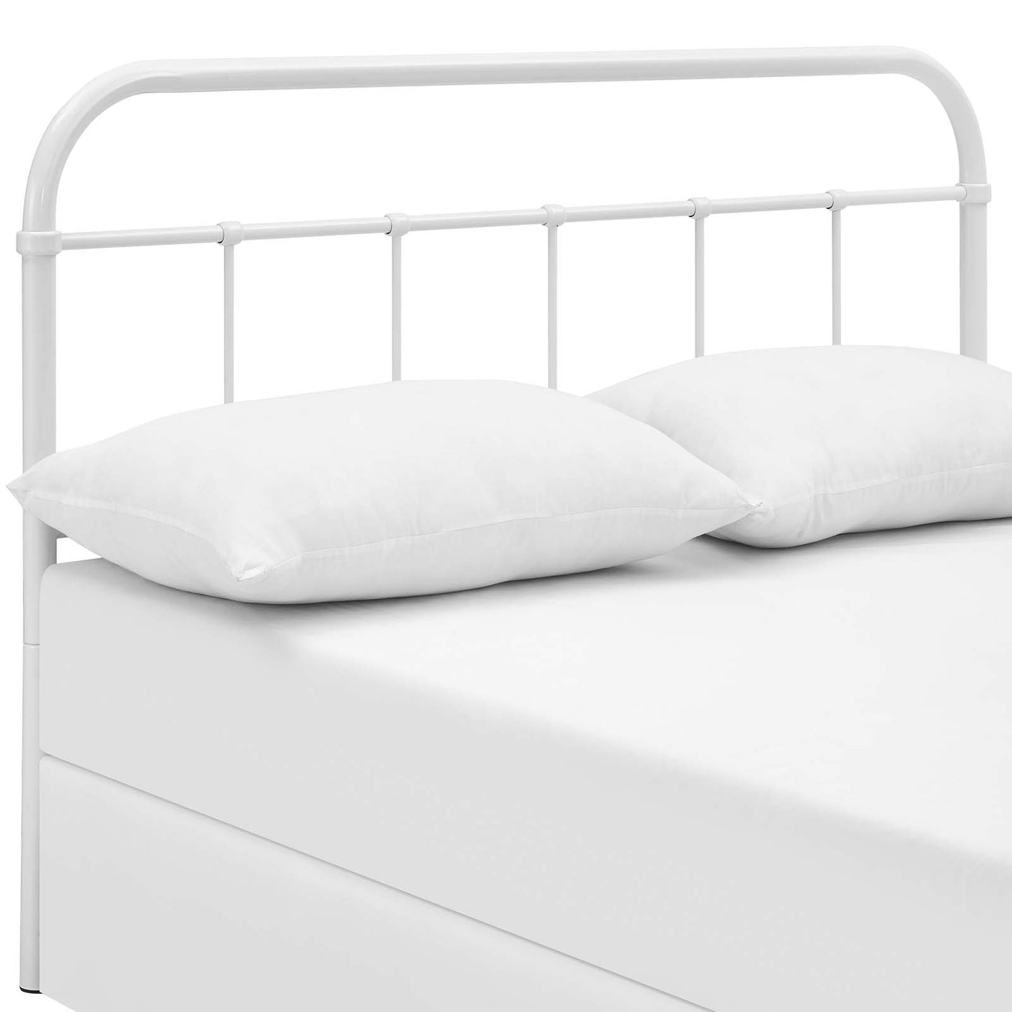 Serena Full Steel Headboard White MOD-5535-WHI